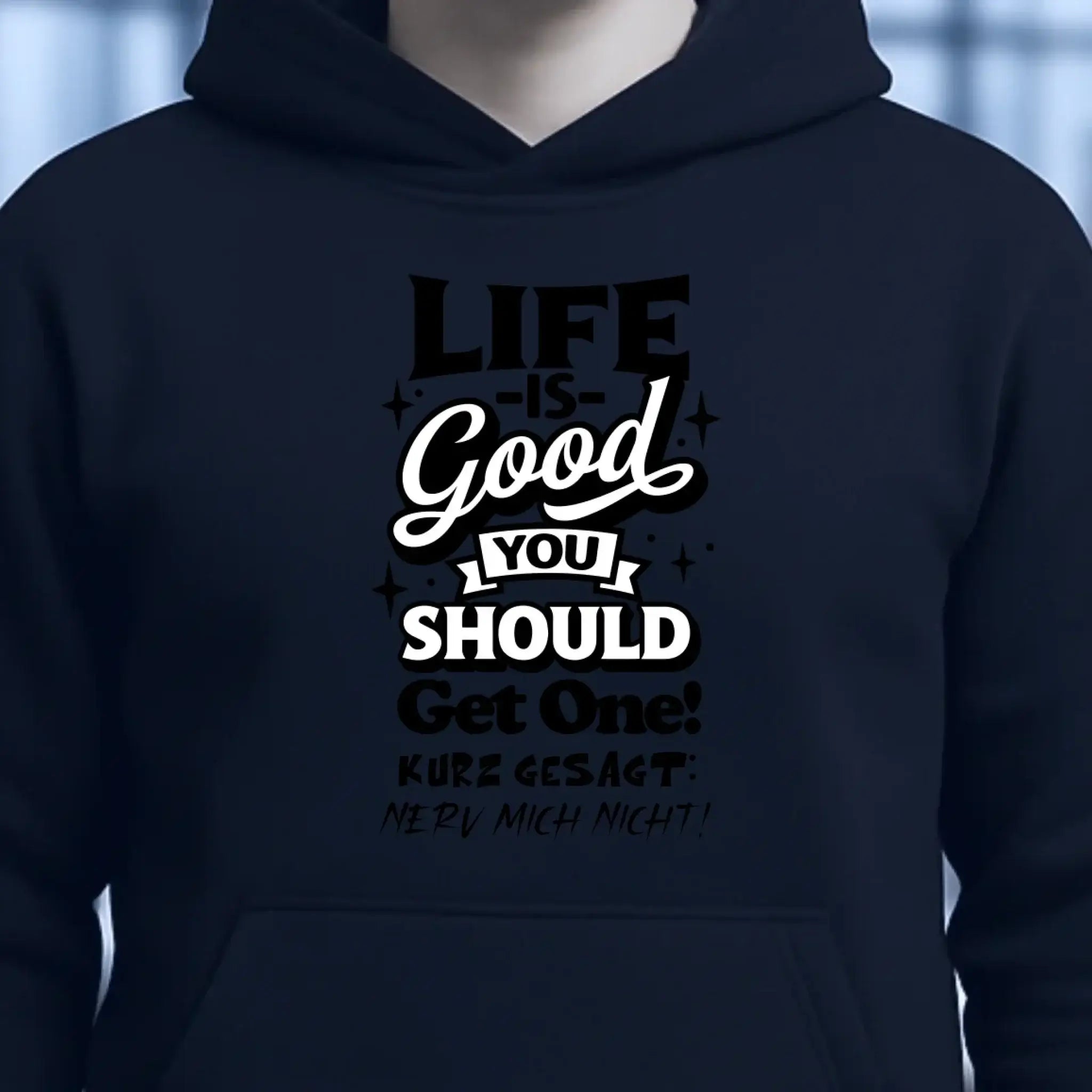 Life is good • Unisex Premium Hoodie XS-5XL aus Bio-Baumwolle für Damen & Herren • Exklusivdesign • personalisiert