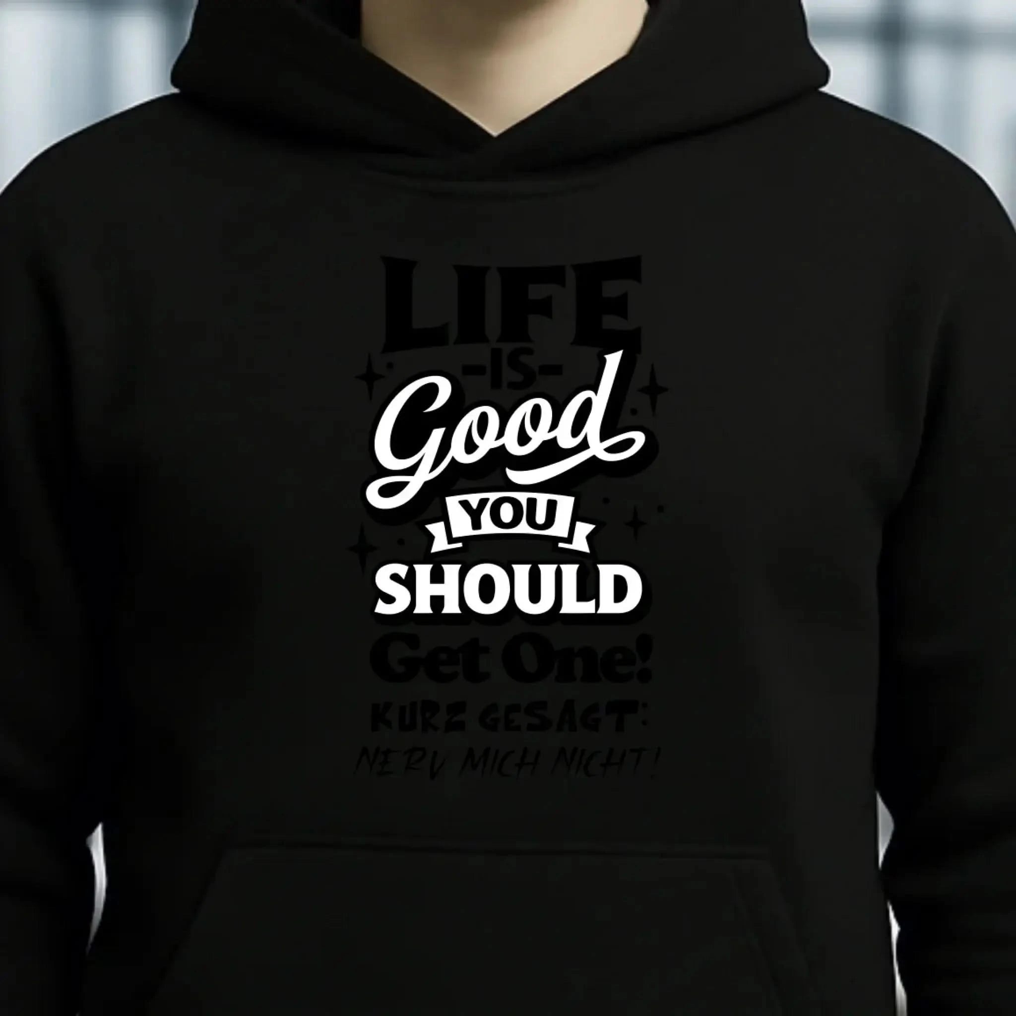 Life is good • Unisex Premium Hoodie XS-5XL aus Bio-Baumwolle für Damen & Herren • Exklusivdesign • personalisiert