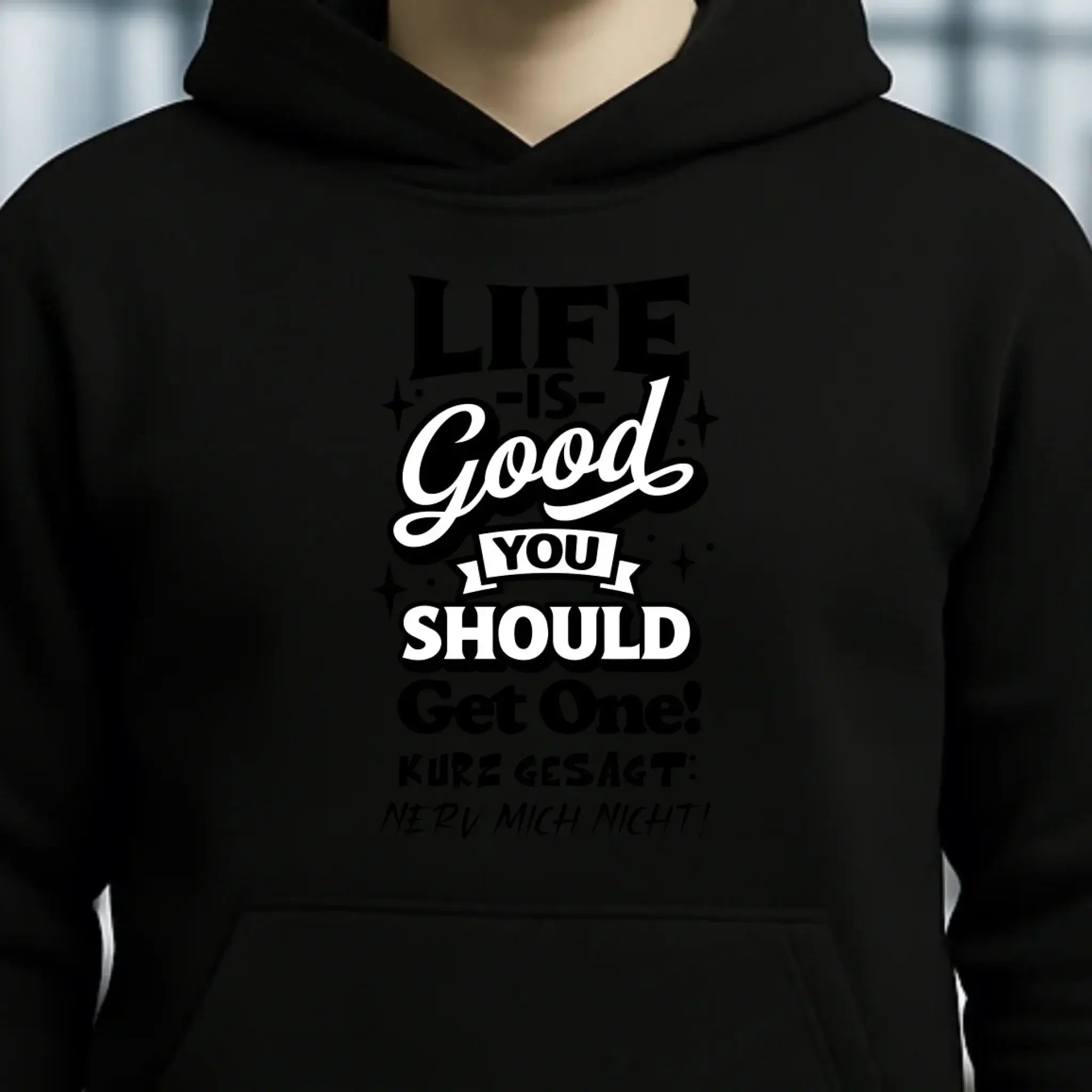 Life is good • Unisex Premium Hoodie XS-5XL aus Bio-Baumwolle für Damen & Herren • Exklusivdesign • personalisiert