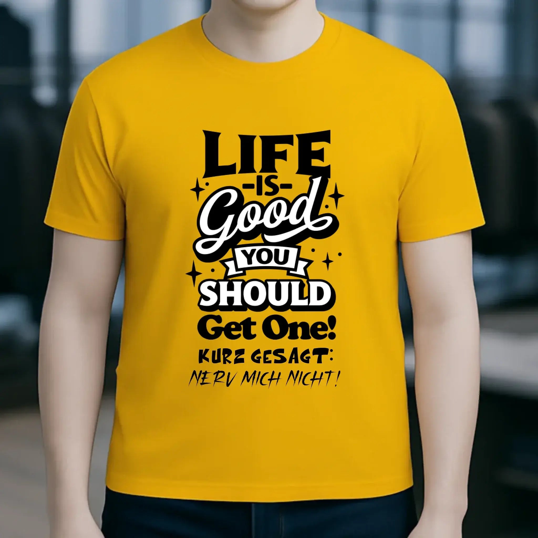 Life is good • Unisex Premium T-Shirt XS-5XL aus Bio-Baumwolle für Damen & Herren • Exklusivdesign • personalisiert