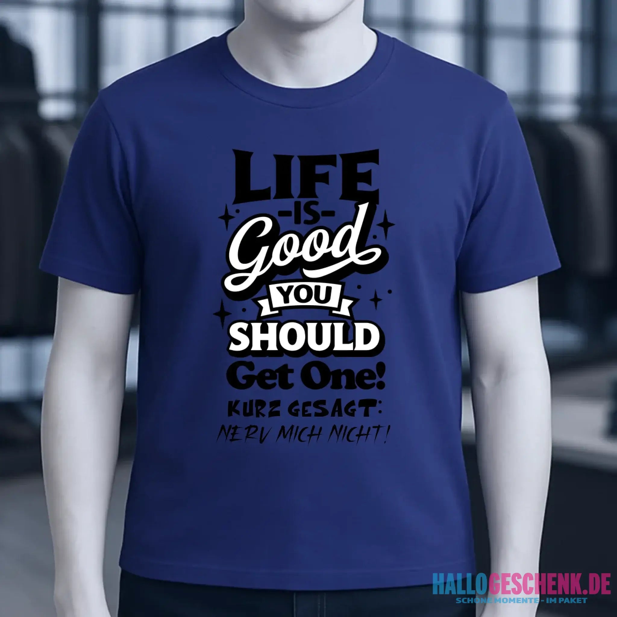 Life is good • Unisex Premium T-Shirt XS-5XL aus Bio-Baumwolle für Damen & Herren • Exklusivdesign • personalisiert