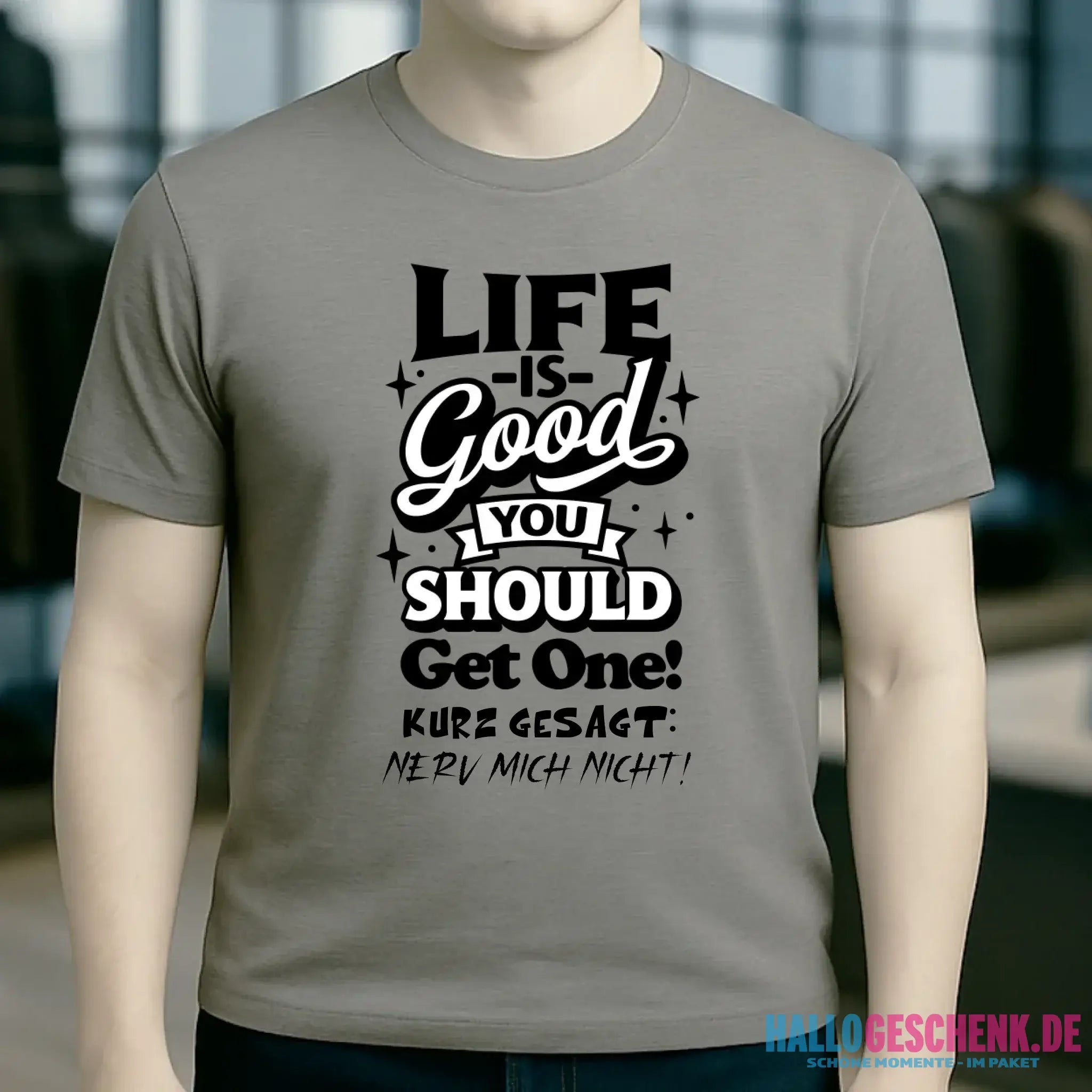 Life is good • Unisex Premium T-Shirt XS-5XL aus Bio-Baumwolle für Damen & Herren • Exklusivdesign • personalisiert