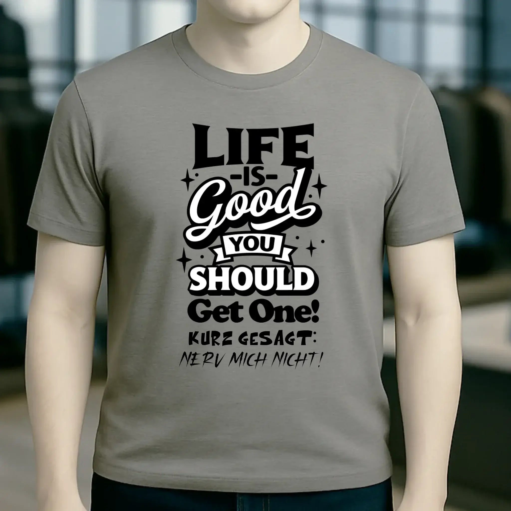 Life is good • Unisex Premium T-Shirt XS-5XL aus Bio-Baumwolle für Damen & Herren • Exklusivdesign • personalisiert