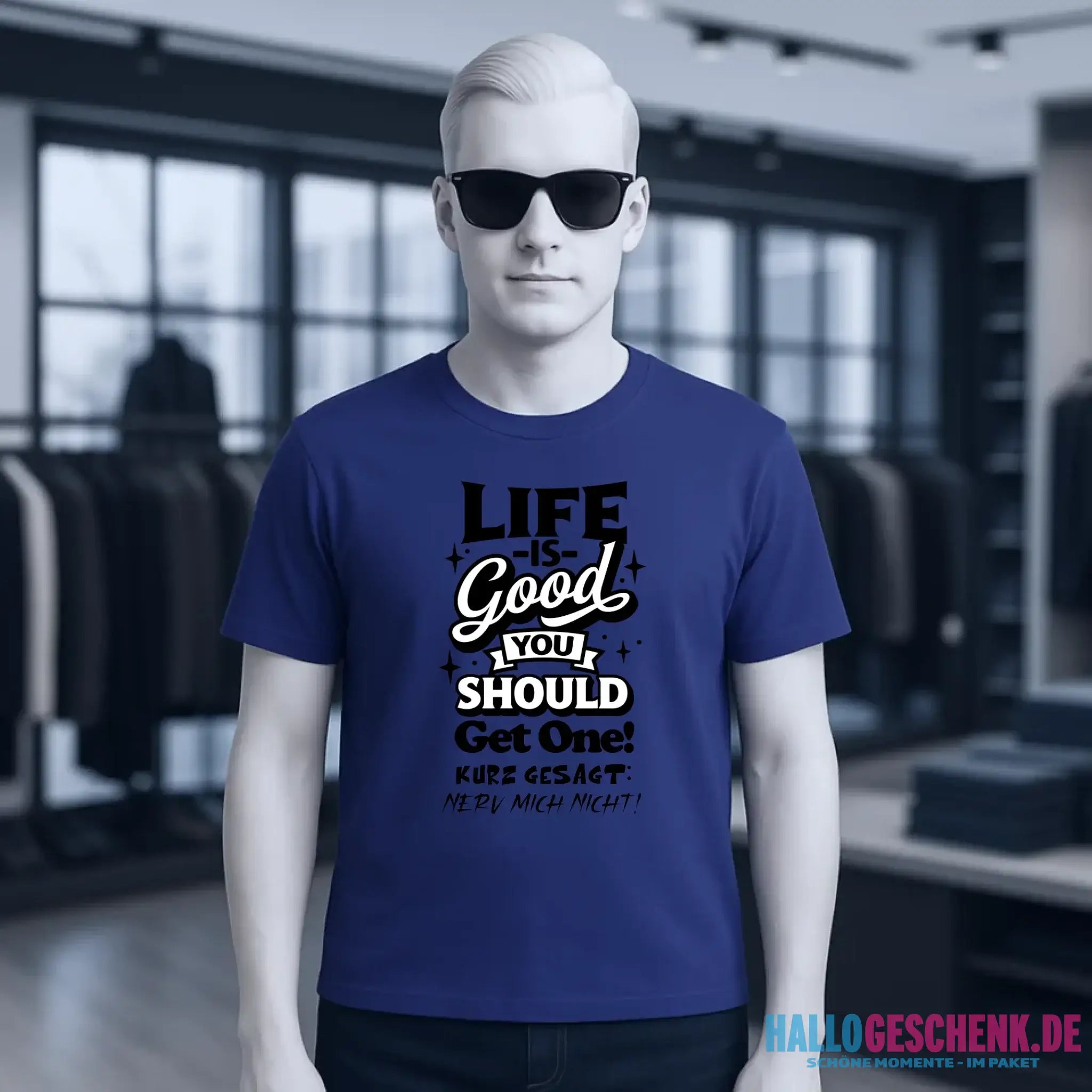 Life is good • Unisex Premium T-Shirt XS-5XL aus Bio-Baumwolle für Damen & Herren • Exklusivdesign • personalisiert