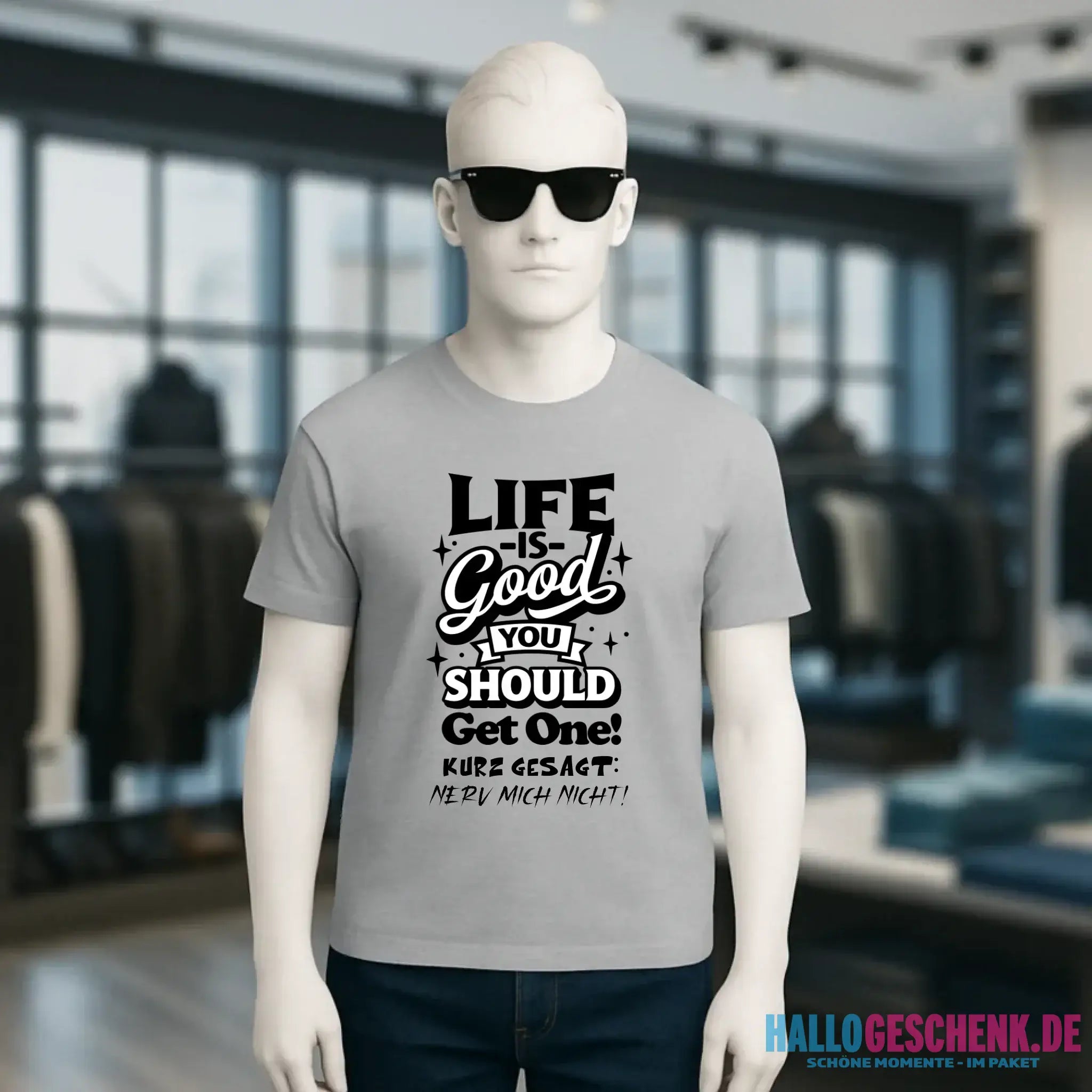 Life is good • Unisex Premium T-Shirt XS-5XL aus Bio-Baumwolle für Damen & Herren • Exklusivdesign • personalisiert