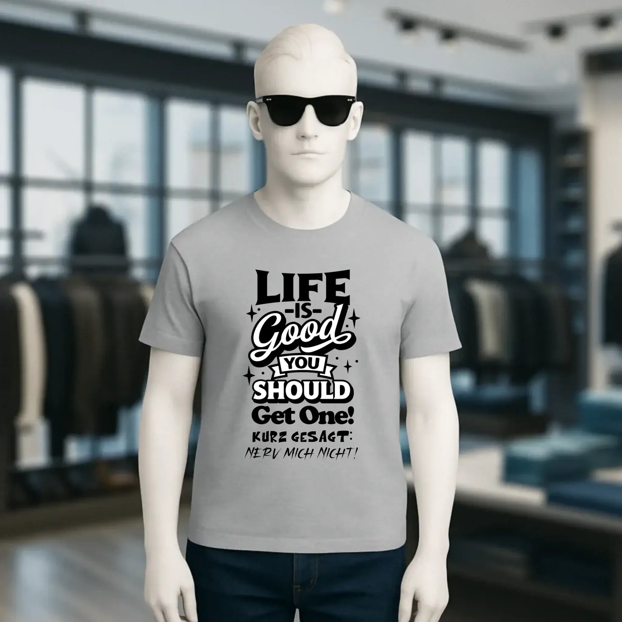 Life is good • Unisex Premium T-Shirt XS-5XL aus Bio-Baumwolle für Damen & Herren • Exklusivdesign • personalisiert