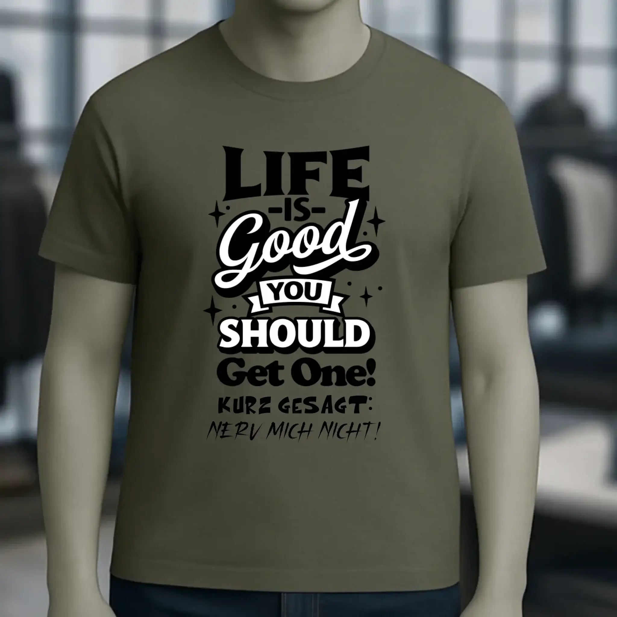 Life is good • Unisex Premium T-Shirt XS-5XL aus Bio-Baumwolle für Damen & Herren • Exklusivdesign • personalisiert