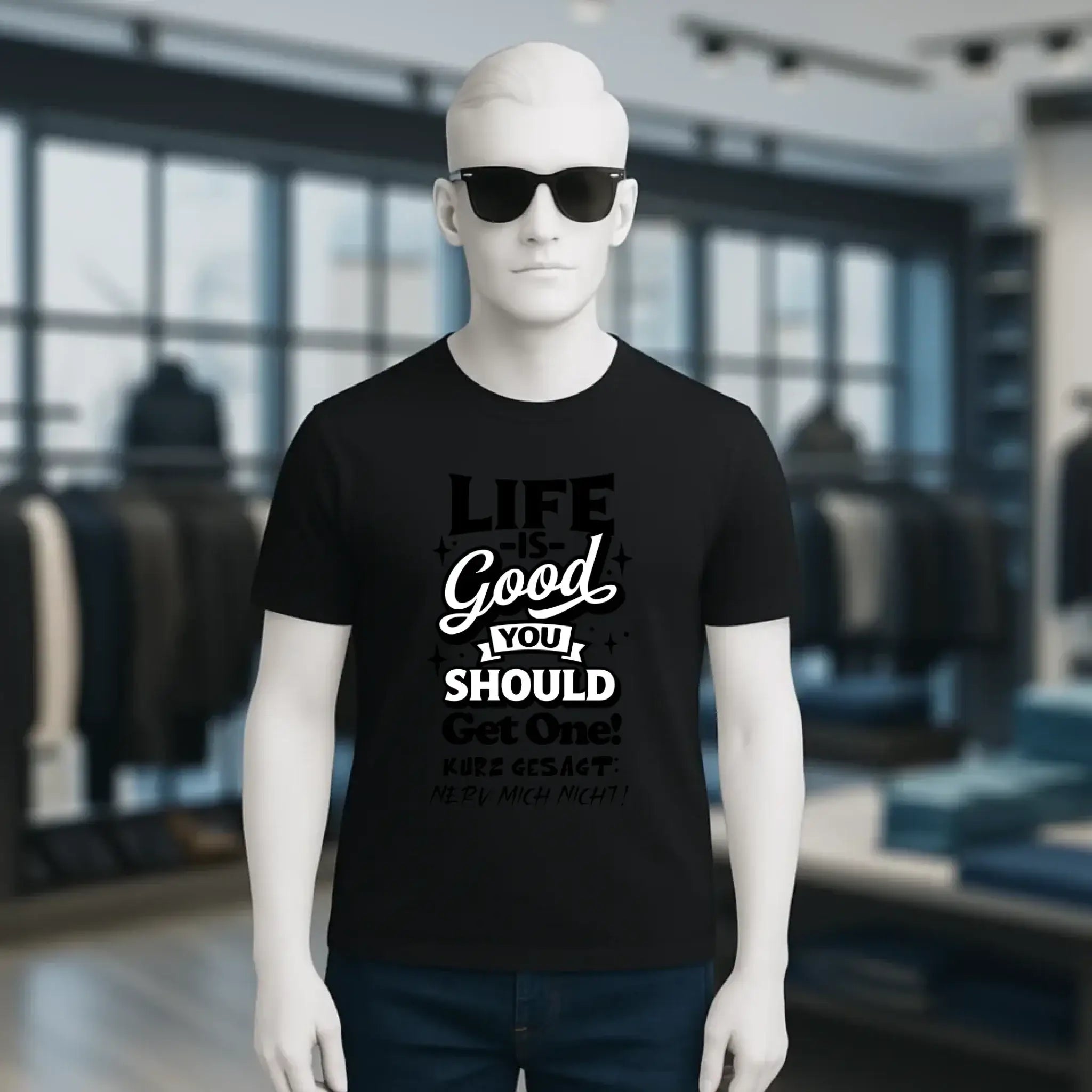 Life is good • Unisex Premium T-Shirt XS-5XL aus Bio-Baumwolle für Damen & Herren • Exklusivdesign • personalisiert