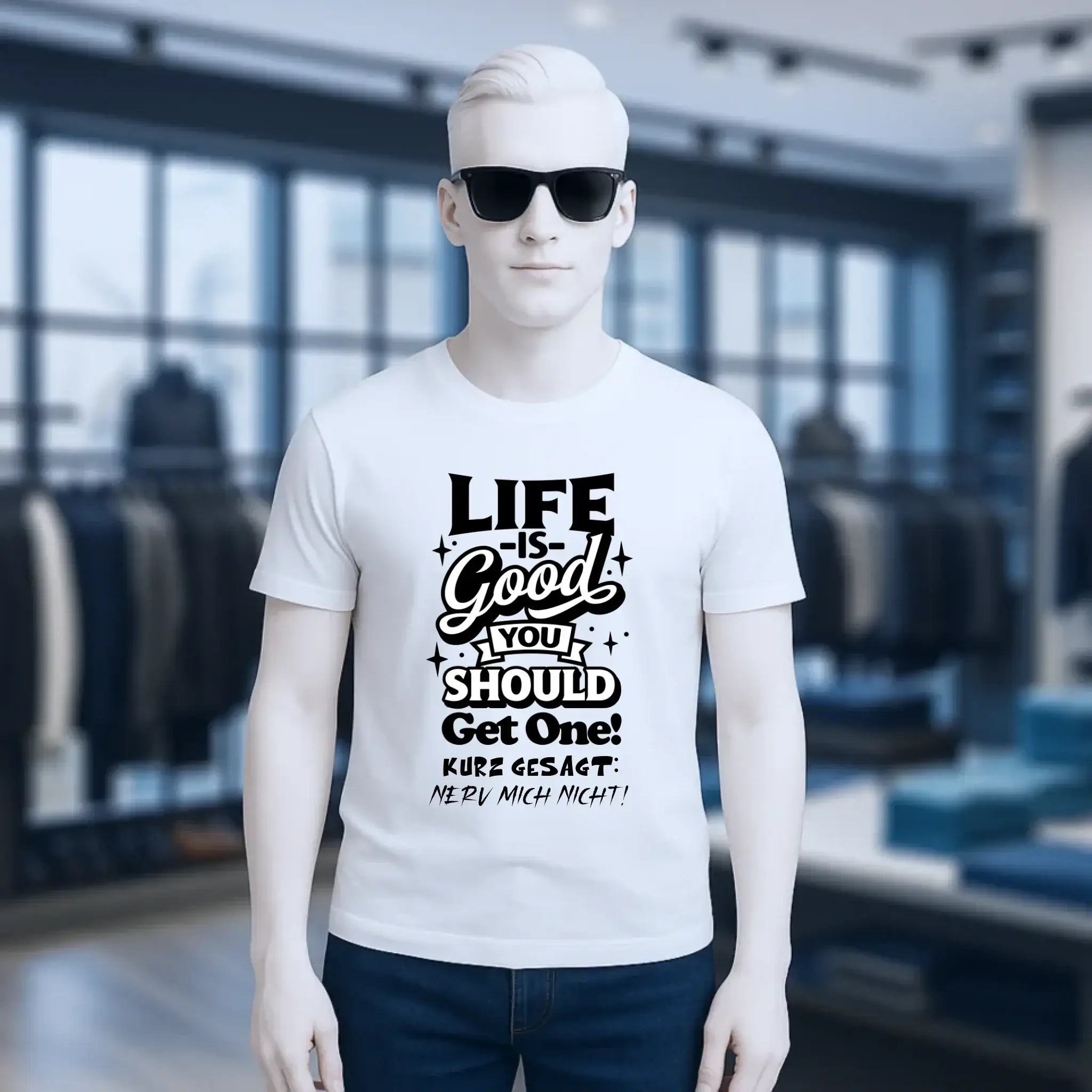 Life is good • Unisex Premium T-Shirt XS-5XL aus Bio-Baumwolle für Damen & Herren • Exklusivdesign • personalisiert