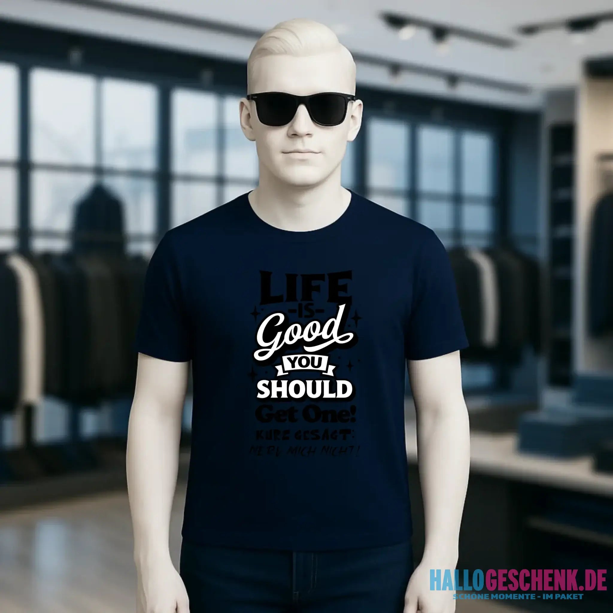 Life is good • Unisex Premium T-Shirt XS-5XL aus Bio-Baumwolle für Damen & Herren • Exklusivdesign • personalisiert