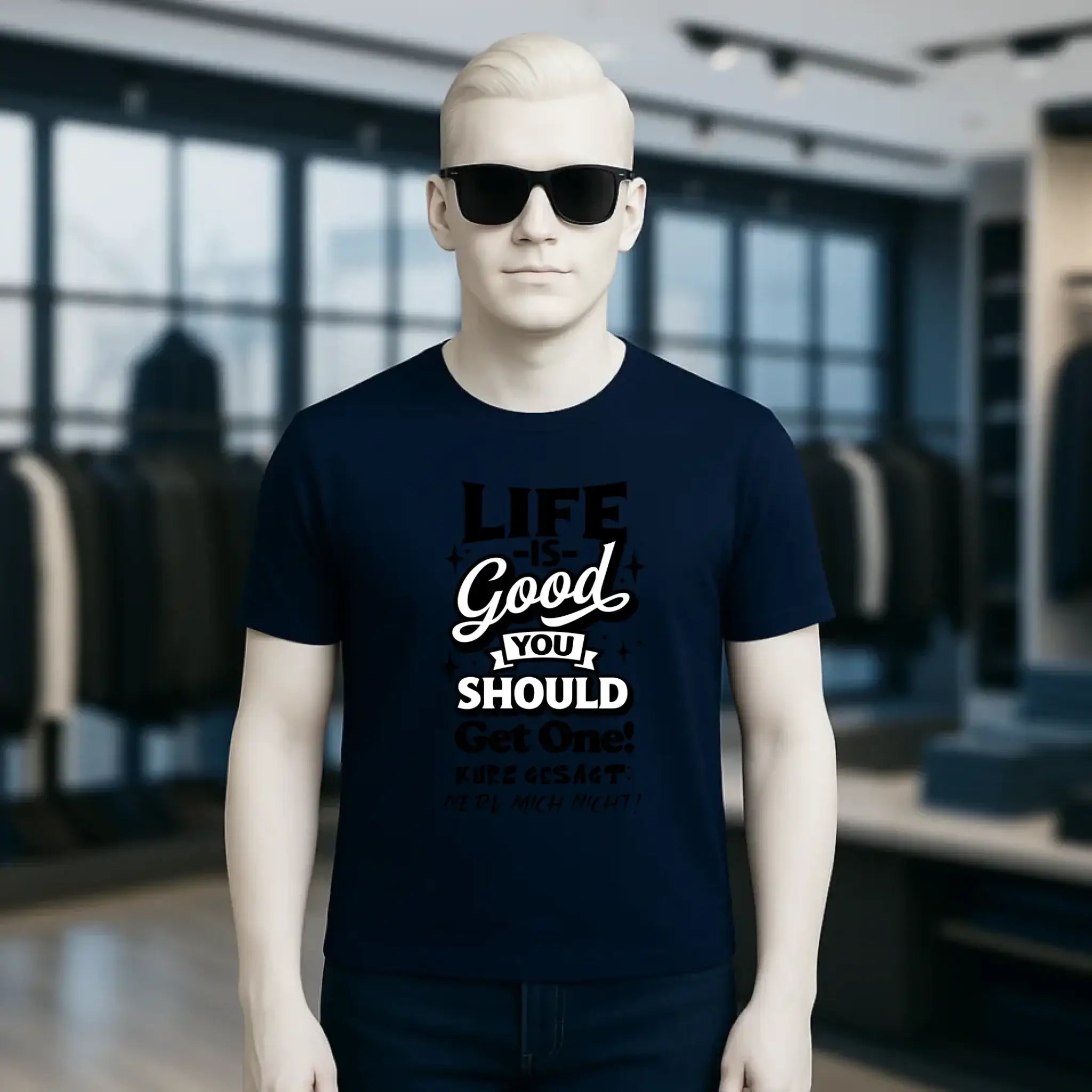 Life is good • Unisex Premium T-Shirt XS-5XL aus Bio-Baumwolle für Damen & Herren • Exklusivdesign • personalisiert