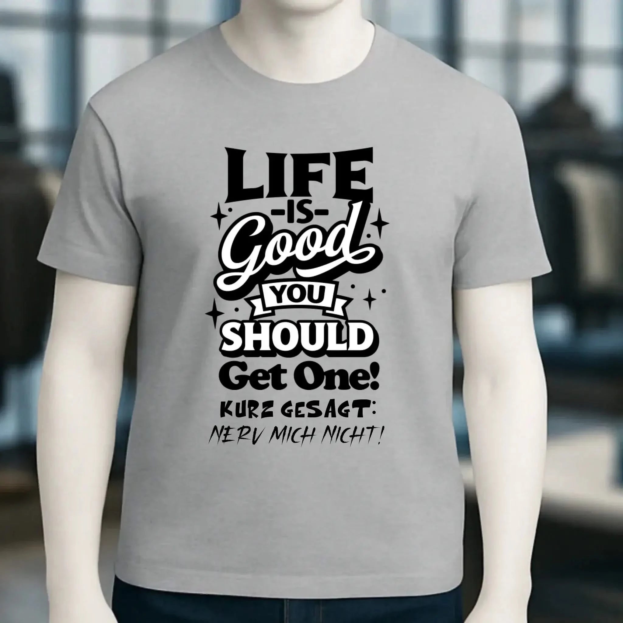 Life is good • Unisex Premium T-Shirt XS-5XL aus Bio-Baumwolle für Damen & Herren • Exklusivdesign • personalisiert