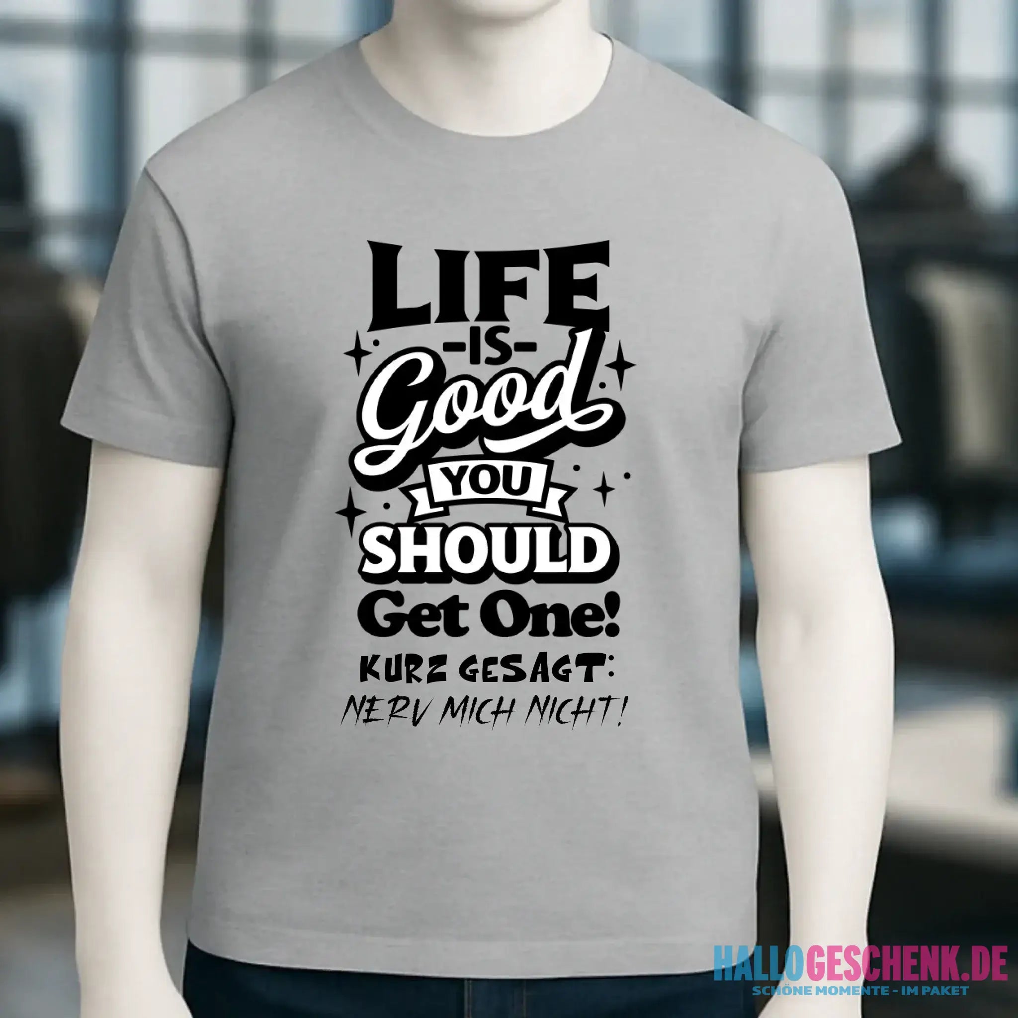 Life is good • Unisex Premium T-Shirt XS-5XL aus Bio-Baumwolle für Damen & Herren • Exklusivdesign • personalisiert