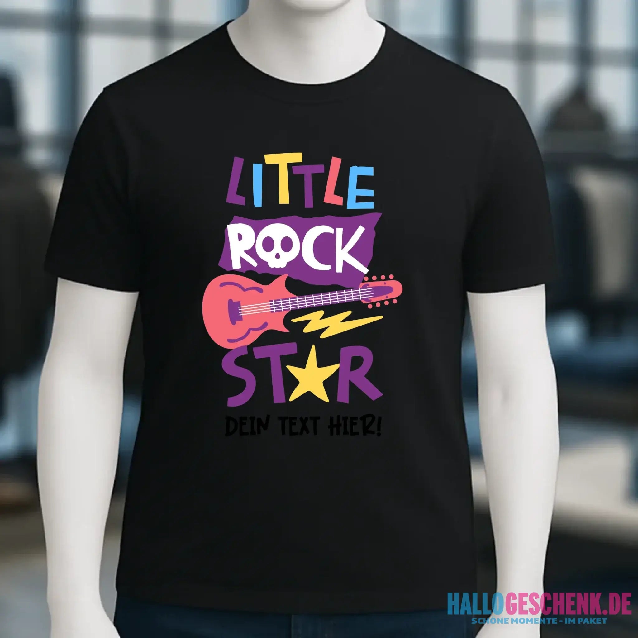 Little Rock Star 2 Motive wählbar • Unisex Premium T-Shirt XS-5XL aus Bio-Baumwolle für Herren & Damen • personalisiert • Motivprodukt
