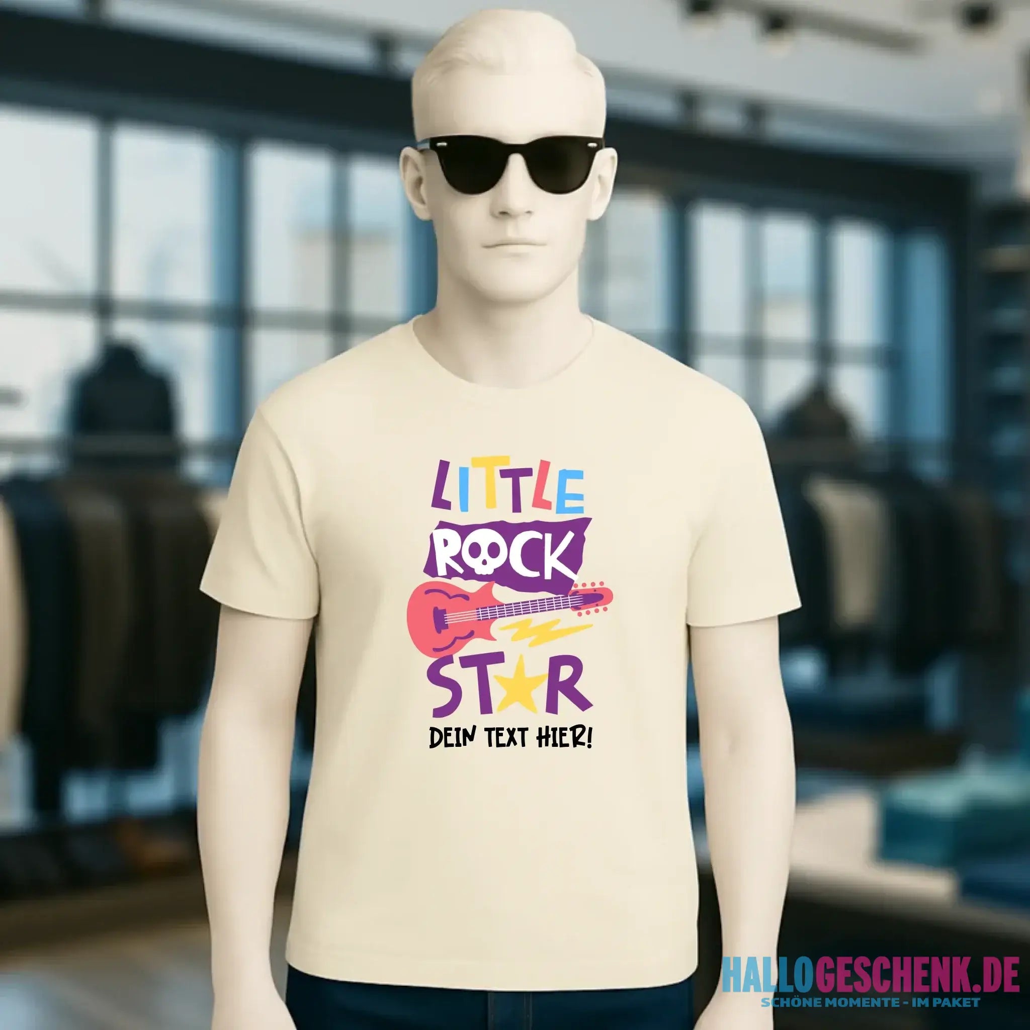 Little Rock Star 2 Motive wählbar • Unisex Premium T-Shirt XS-5XL aus Bio-Baumwolle für Herren & Damen • personalisiert • Motivprodukt