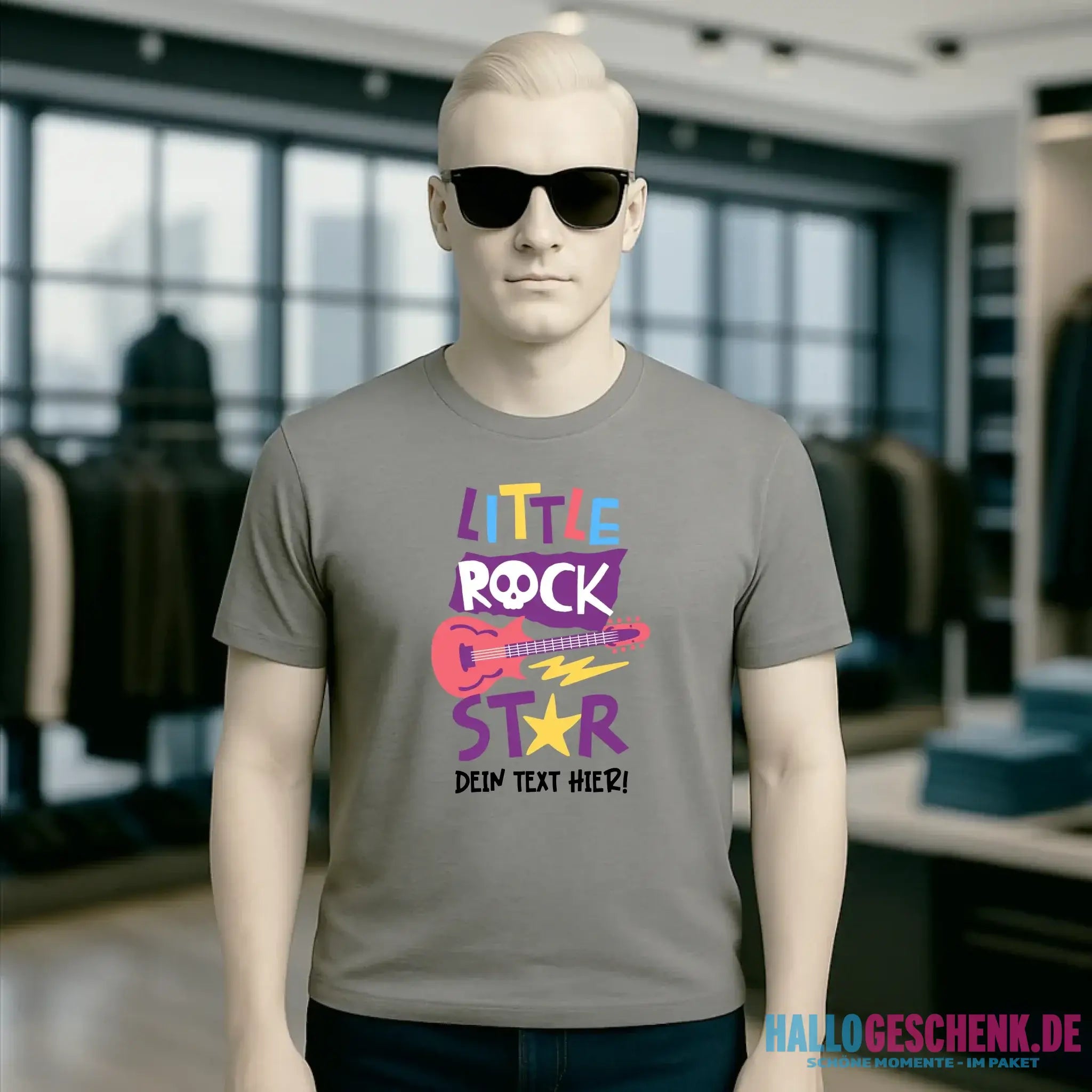 Little Rock Star 2 Motive wählbar • Unisex Premium T-Shirt XS-5XL aus Bio-Baumwolle für Herren & Damen • personalisiert • Motivprodukt