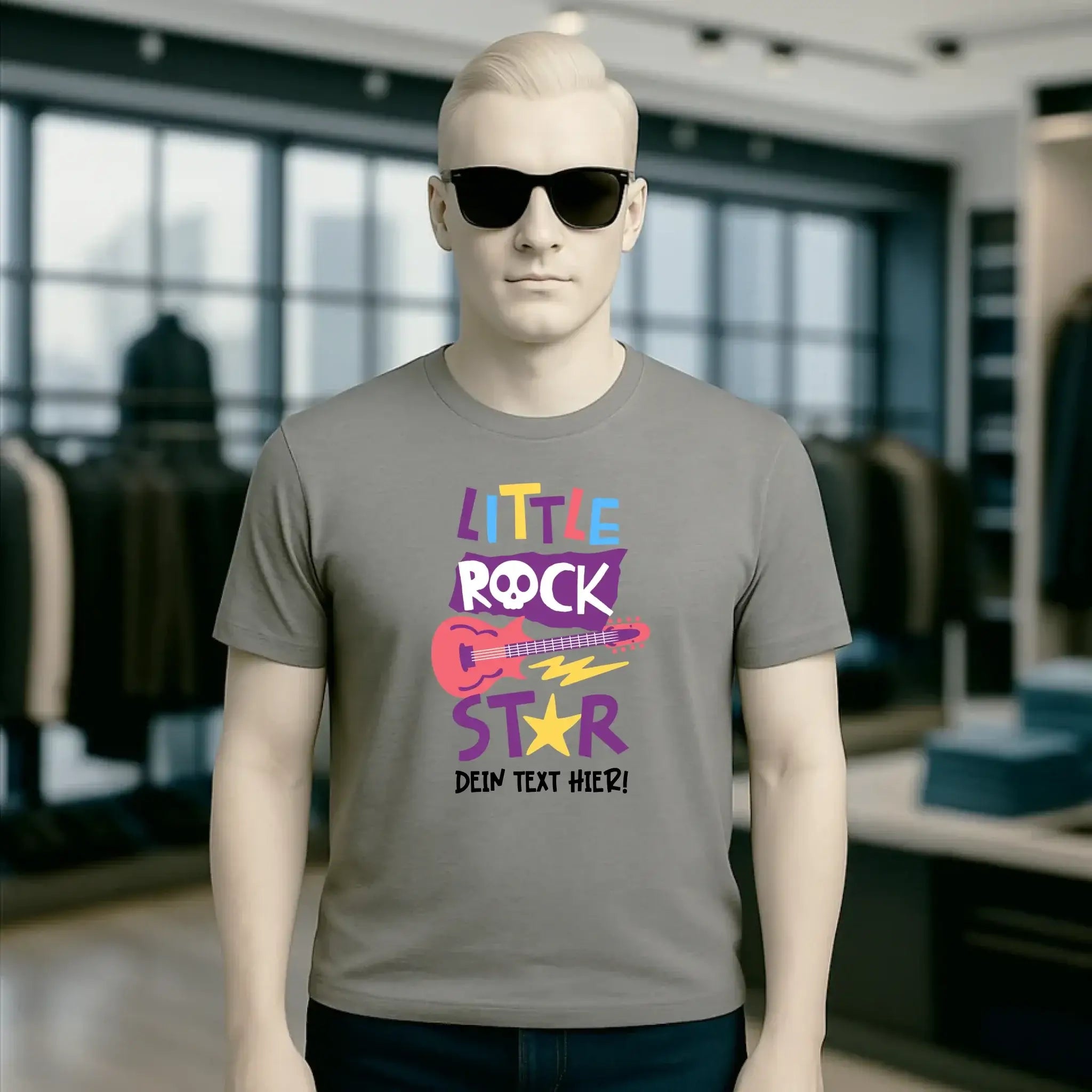 Little Rock Star 2 Motive wählbar • Unisex Premium T-Shirt XS-5XL aus Bio-Baumwolle für Herren & Damen • personalisiert • Motivprodukt