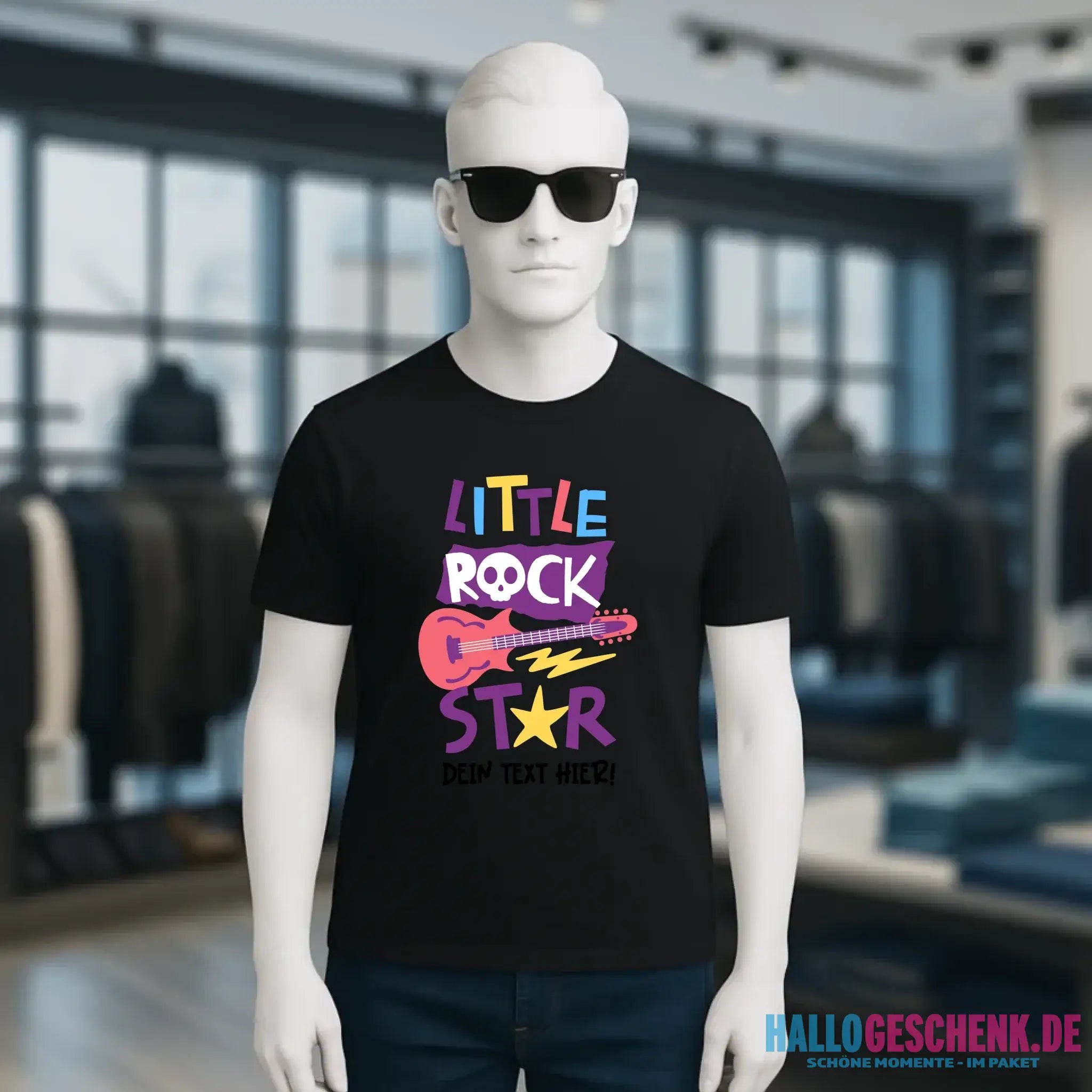 Little Rock Star 2 Motive wählbar • Unisex Premium T-Shirt XS-5XL aus Bio-Baumwolle für Herren & Damen • personalisiert • Motivprodukt