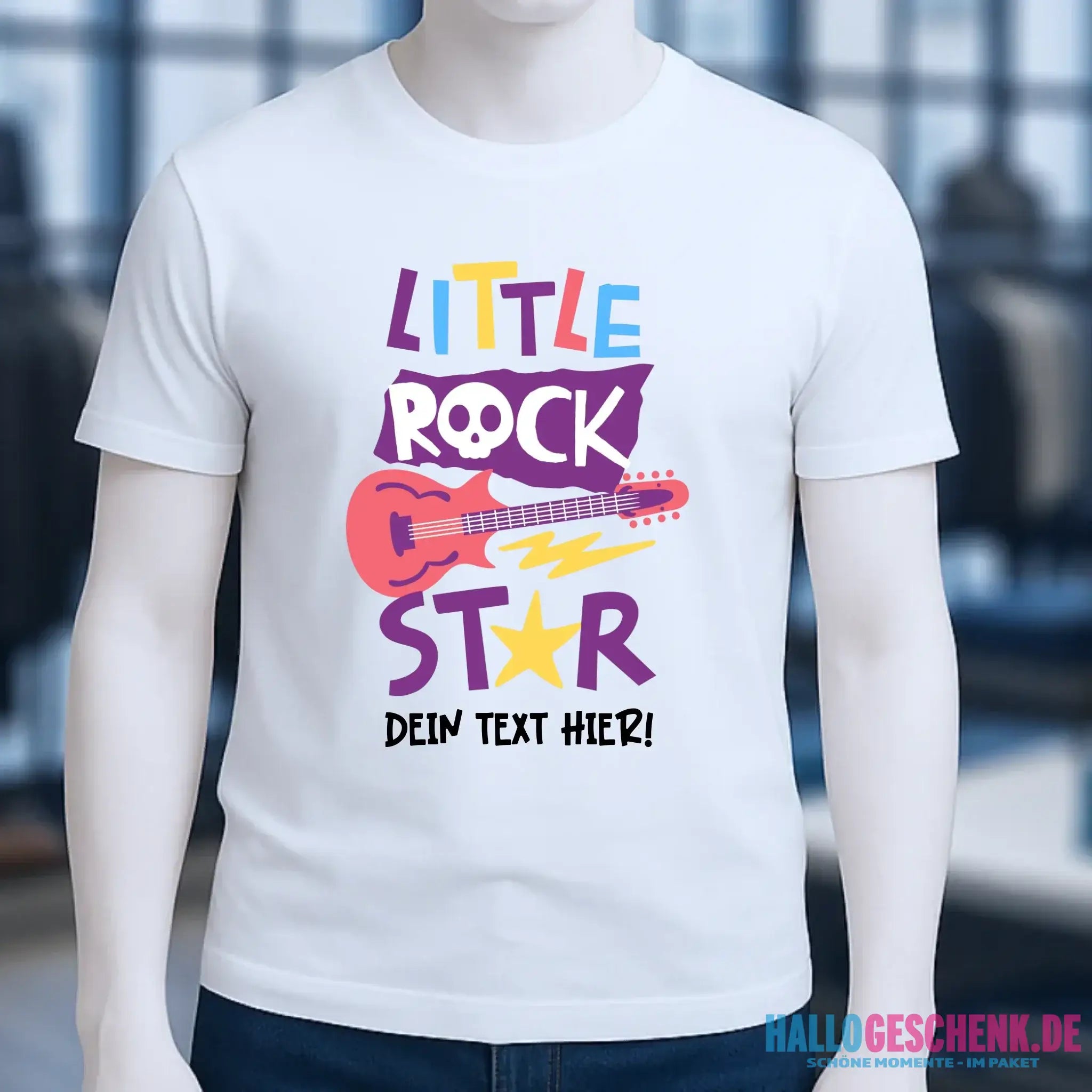 Little Rock Star 2 Motive wählbar • Unisex Premium T-Shirt XS-5XL aus Bio-Baumwolle für Herren & Damen • personalisiert • Motivprodukt