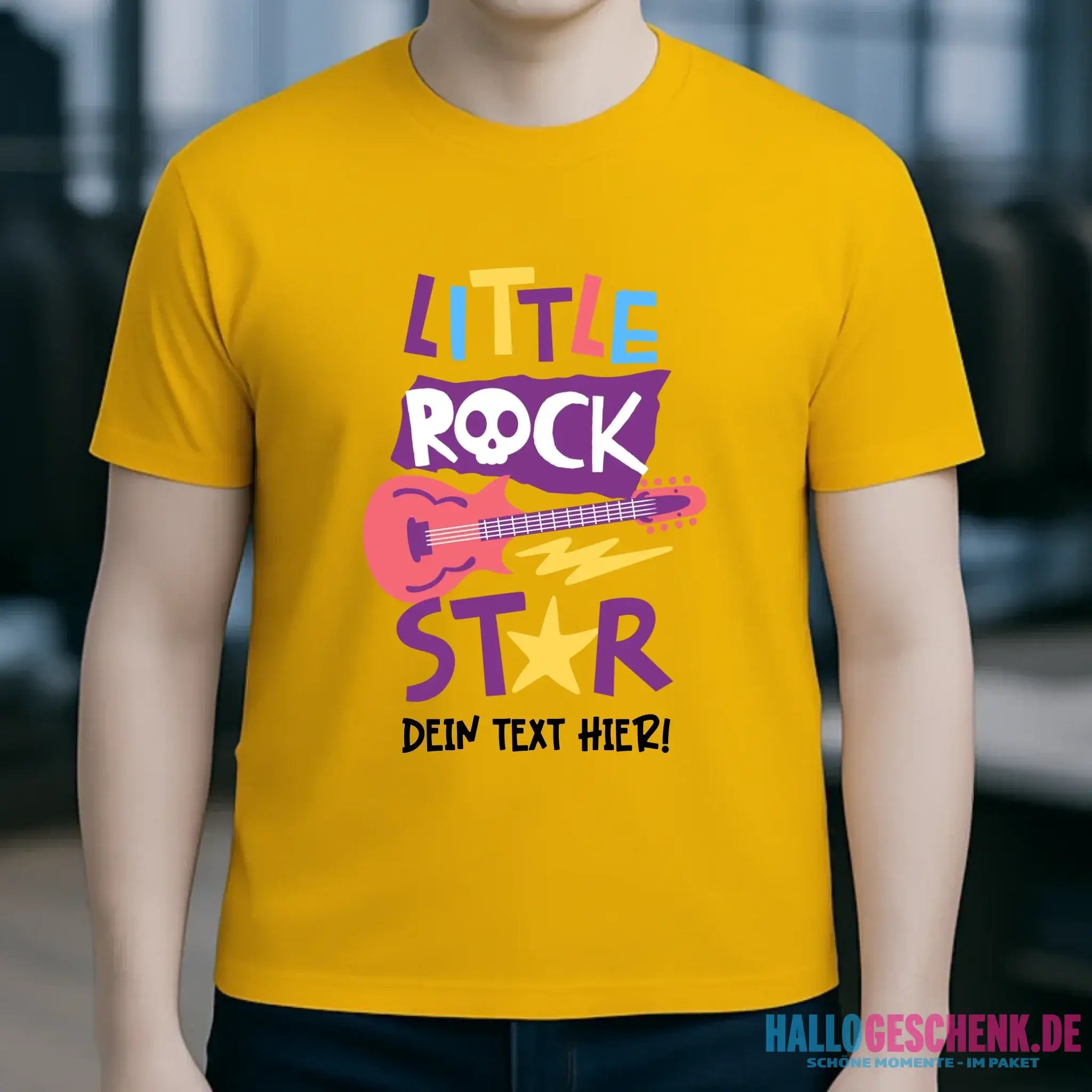 Little Rock Star 2 Motive wählbar • Unisex Premium T-Shirt XS-5XL aus Bio-Baumwolle für Herren & Damen • personalisiert • Motivprodukt