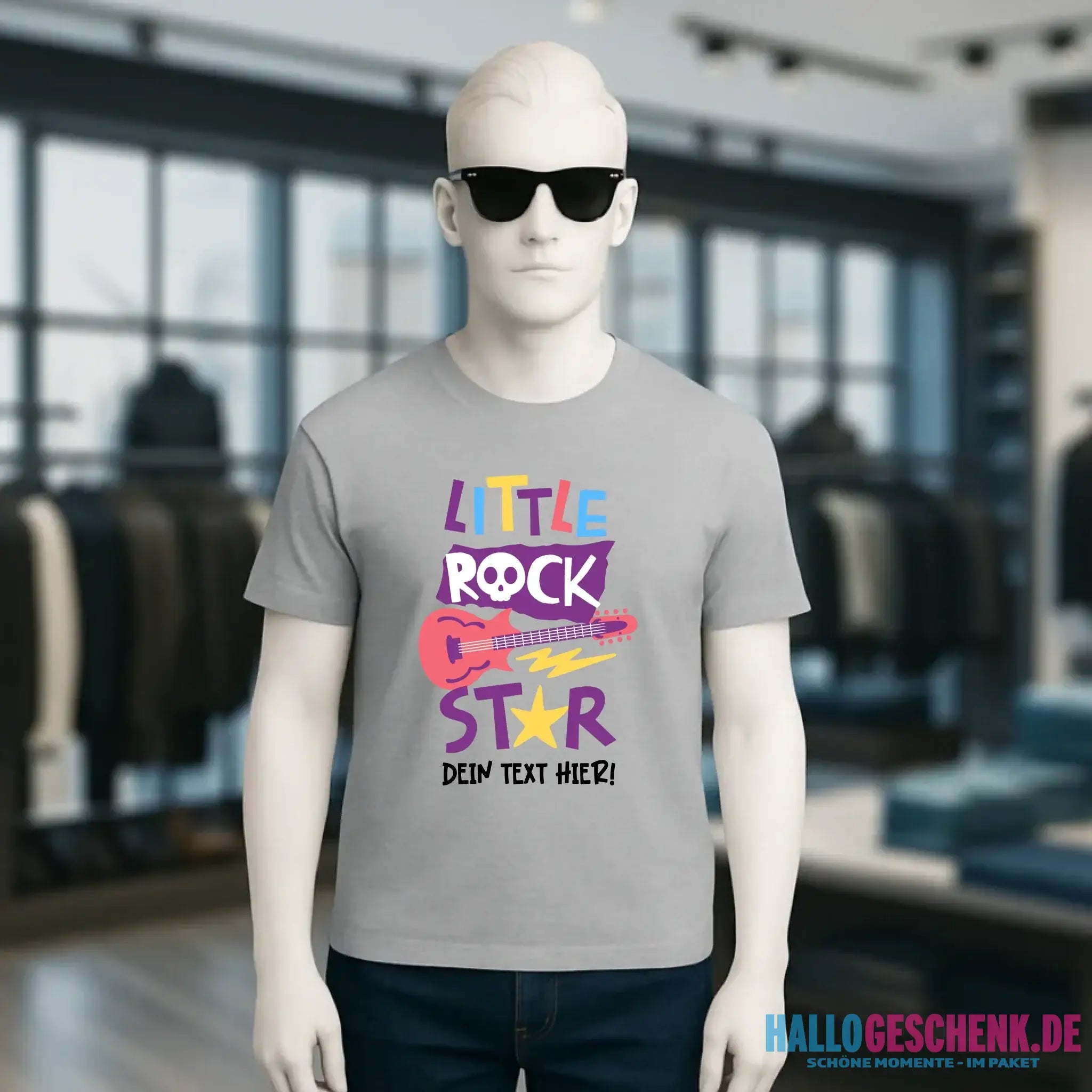 Little Rock Star 2 Motive wählbar • Unisex Premium T-Shirt XS-5XL aus Bio-Baumwolle für Herren & Damen • personalisiert • Motivprodukt