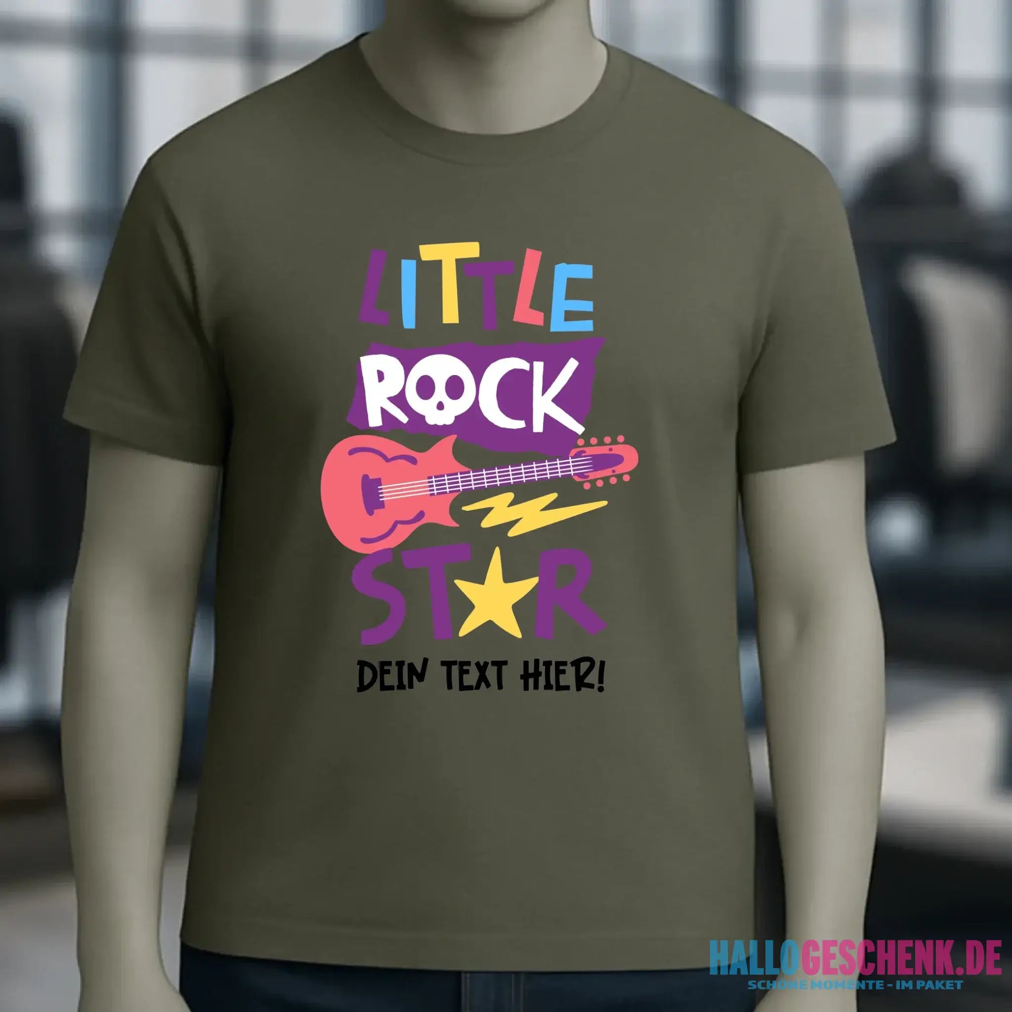 Little Rock Star 2 Motive wählbar • Unisex Premium T-Shirt XS-5XL aus Bio-Baumwolle für Herren & Damen • personalisiert • Motivprodukt