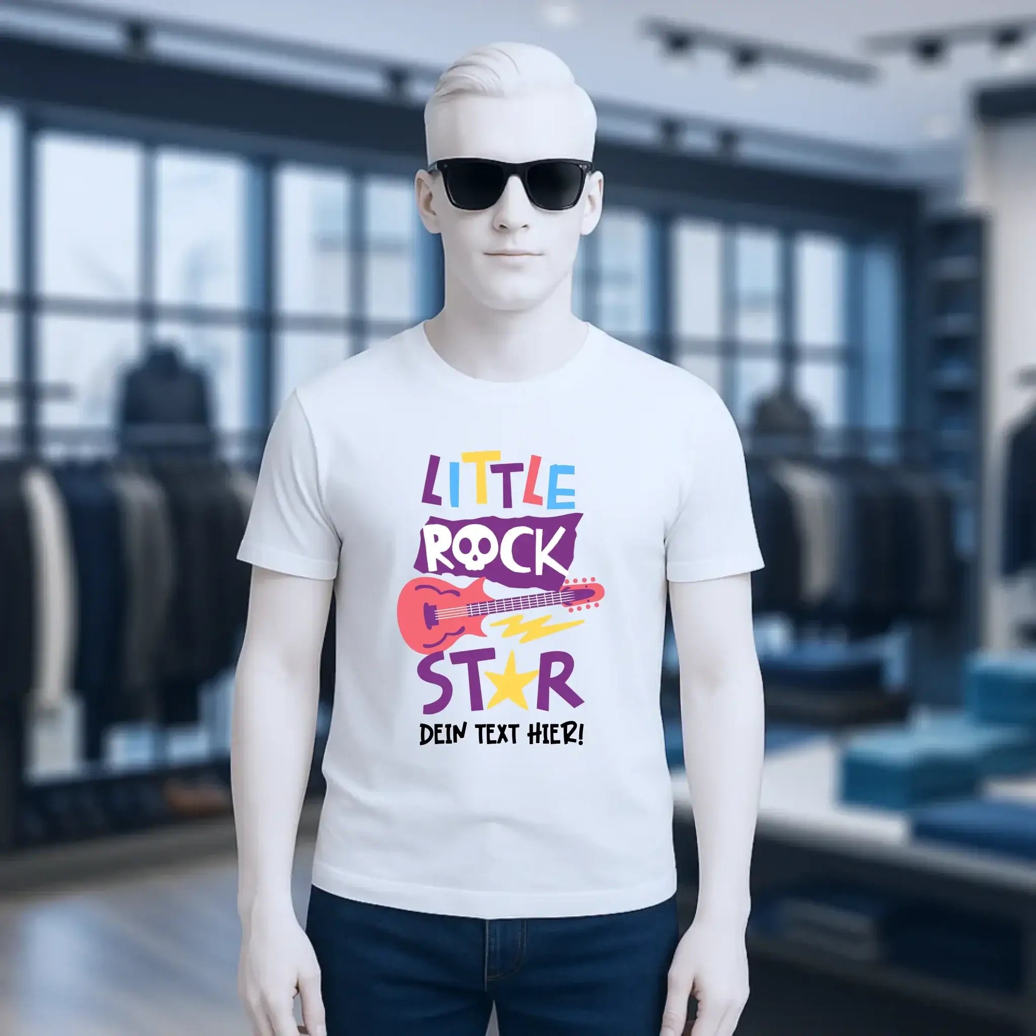 Little Rock Star 2 Motive wählbar • Unisex Premium T-Shirt XS-5XL aus Bio-Baumwolle für Herren & Damen • personalisiert • Motivprodukt
