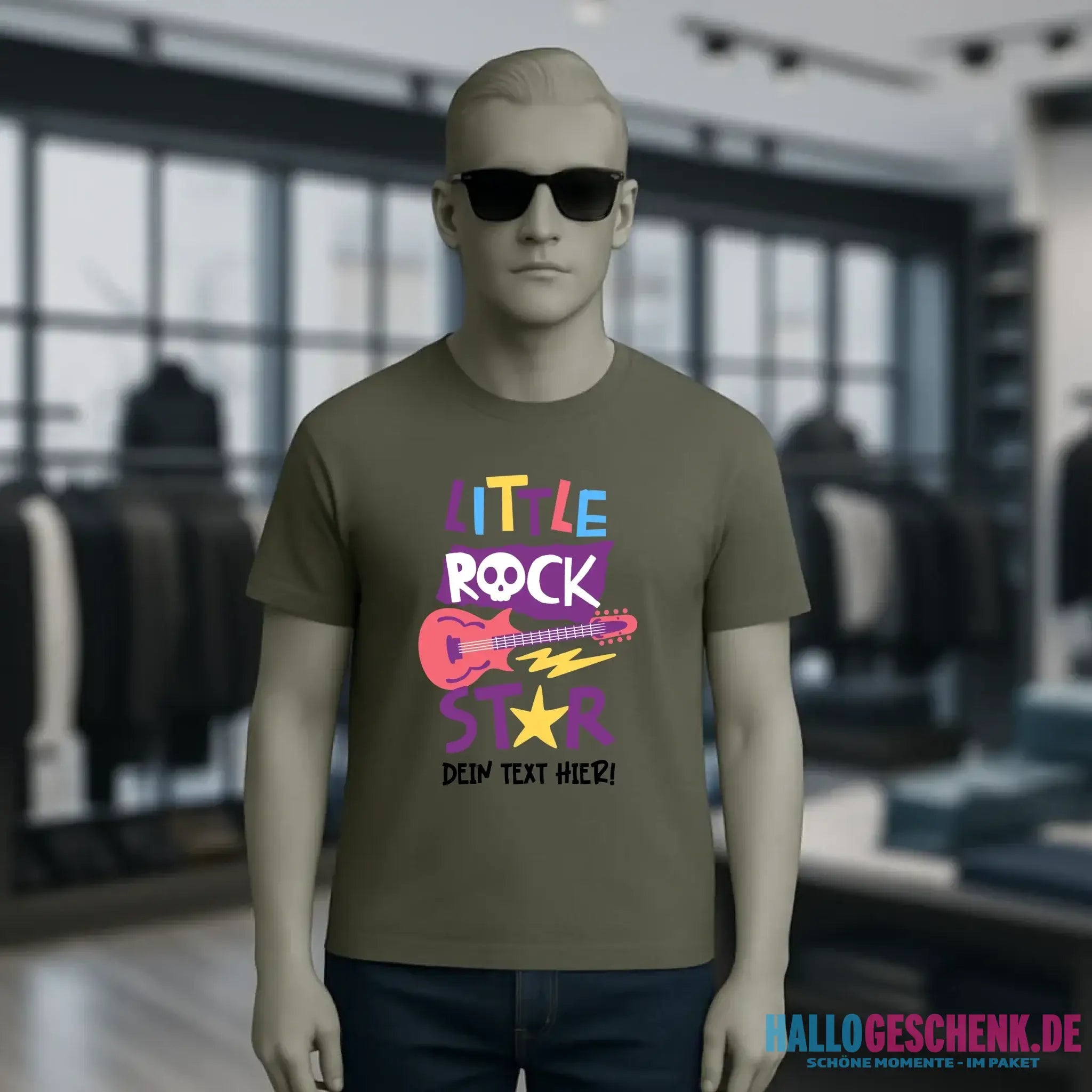 Little Rock Star 2 Motive wählbar • Unisex Premium T-Shirt XS-5XL aus Bio-Baumwolle für Herren & Damen • personalisiert • Motivprodukt