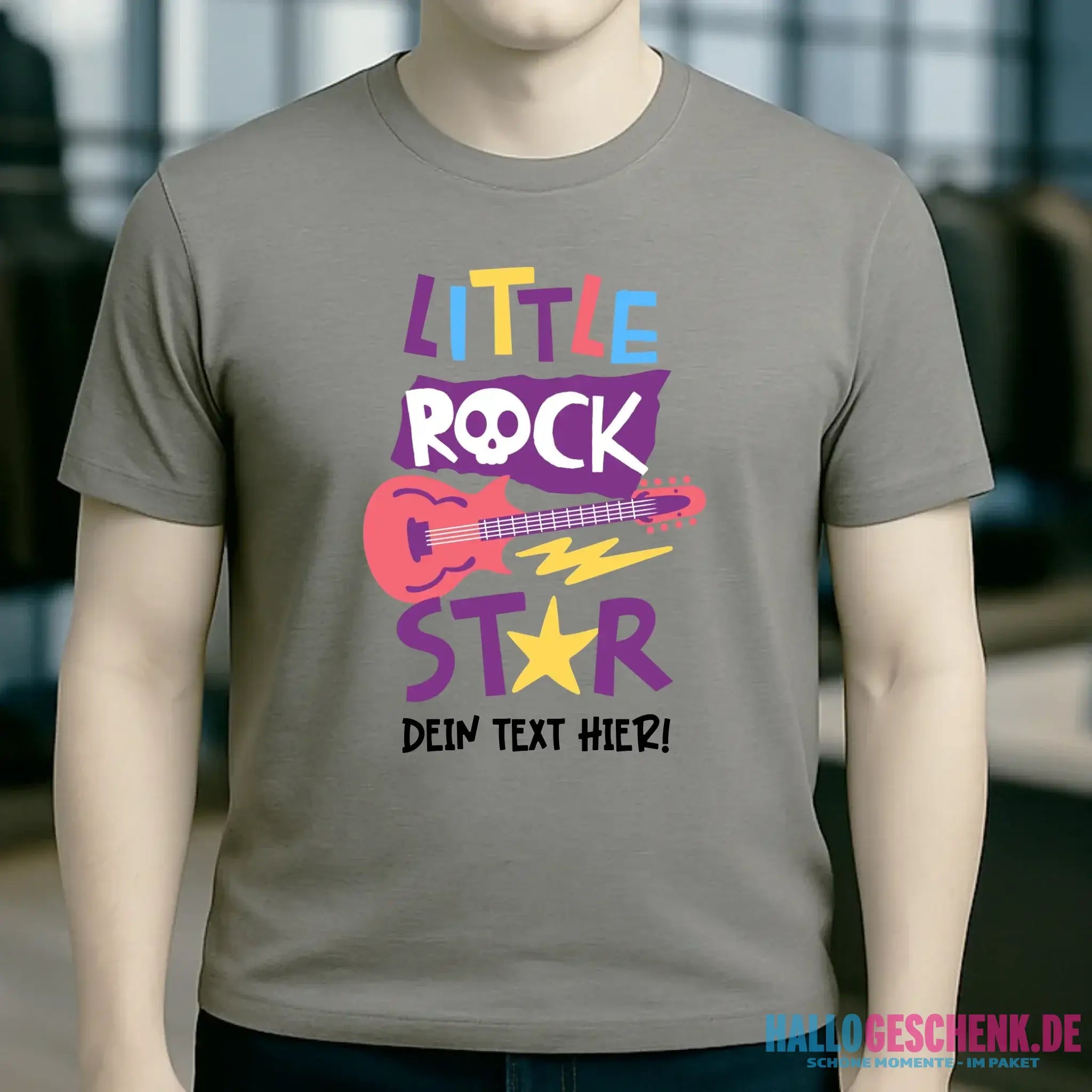 Little Rock Star 2 Motive wählbar • Unisex Premium T-Shirt XS-5XL aus Bio-Baumwolle für Herren & Damen • personalisiert • Motivprodukt