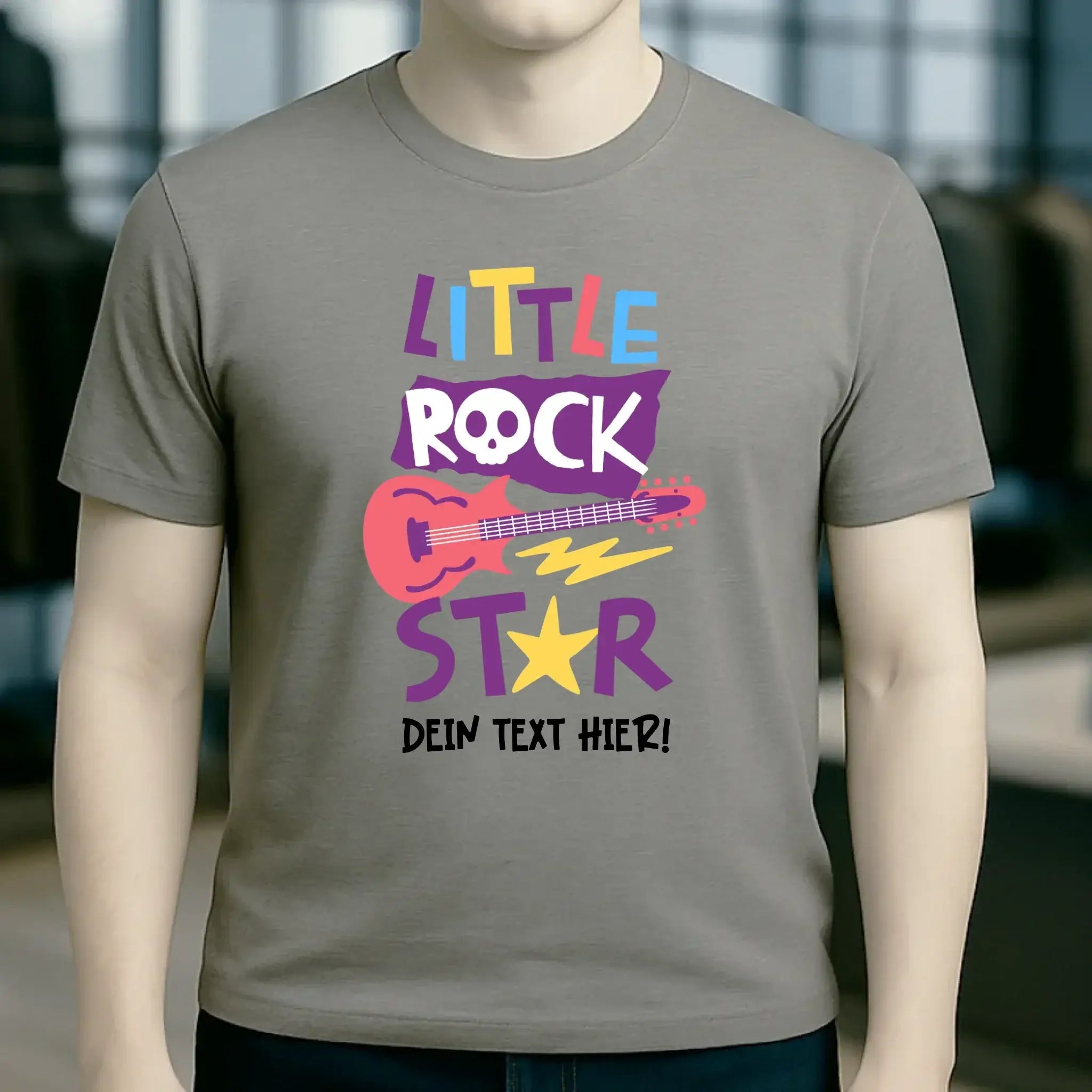Little Rock Star 2 Motive wählbar • Unisex Premium T-Shirt XS-5XL aus Bio-Baumwolle für Herren & Damen • personalisiert • Motivprodukt
