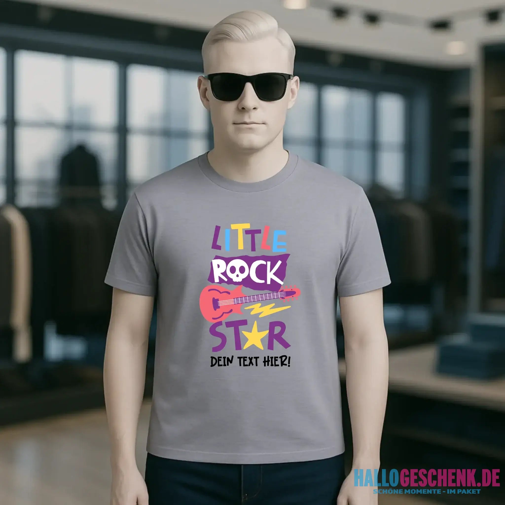 Little Rock Star 2 Motive wählbar • Unisex Premium T-Shirt XS-5XL aus Bio-Baumwolle für Herren & Damen • personalisiert • Motivprodukt