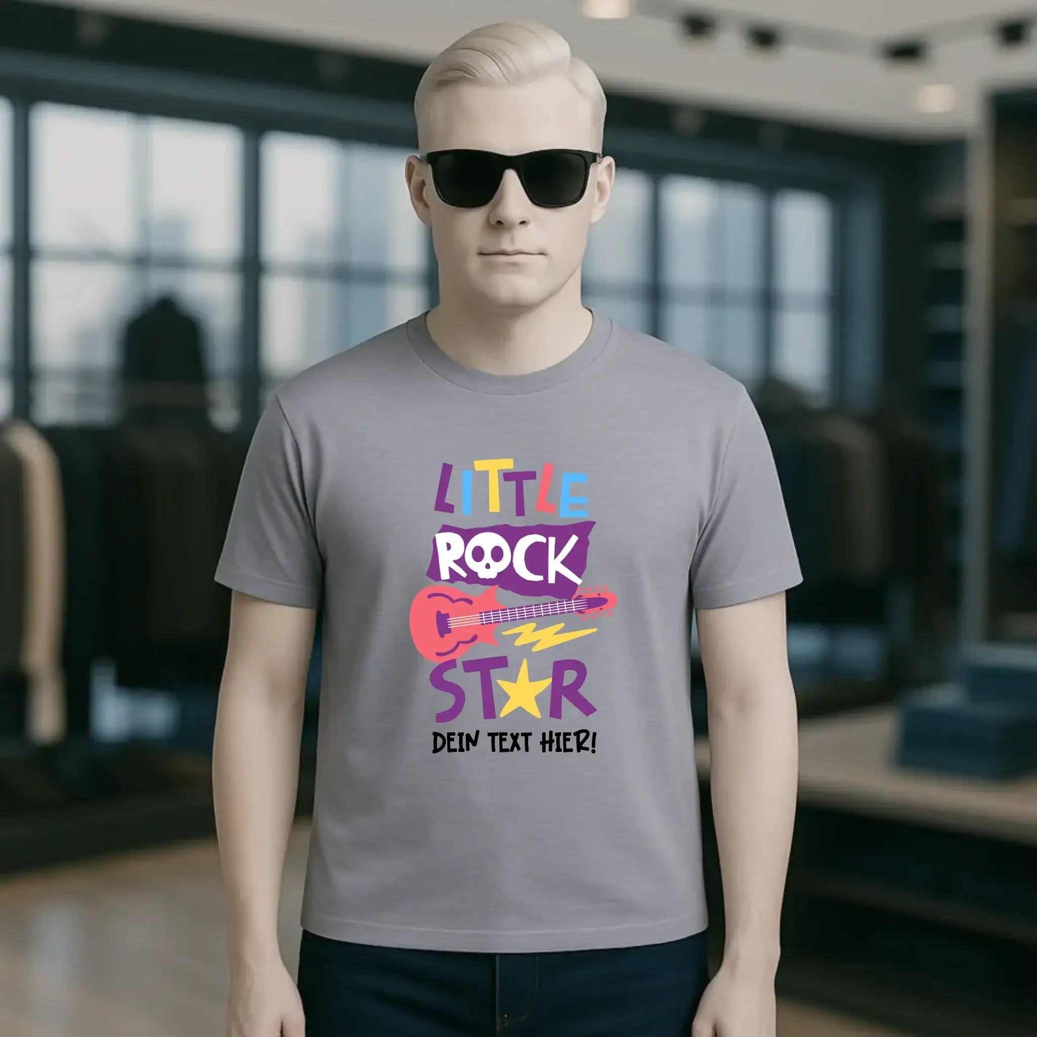 Little Rock Star 2 Motive wählbar • Unisex Premium T-Shirt XS-5XL aus Bio-Baumwolle für Herren & Damen • personalisiert • Motivprodukt