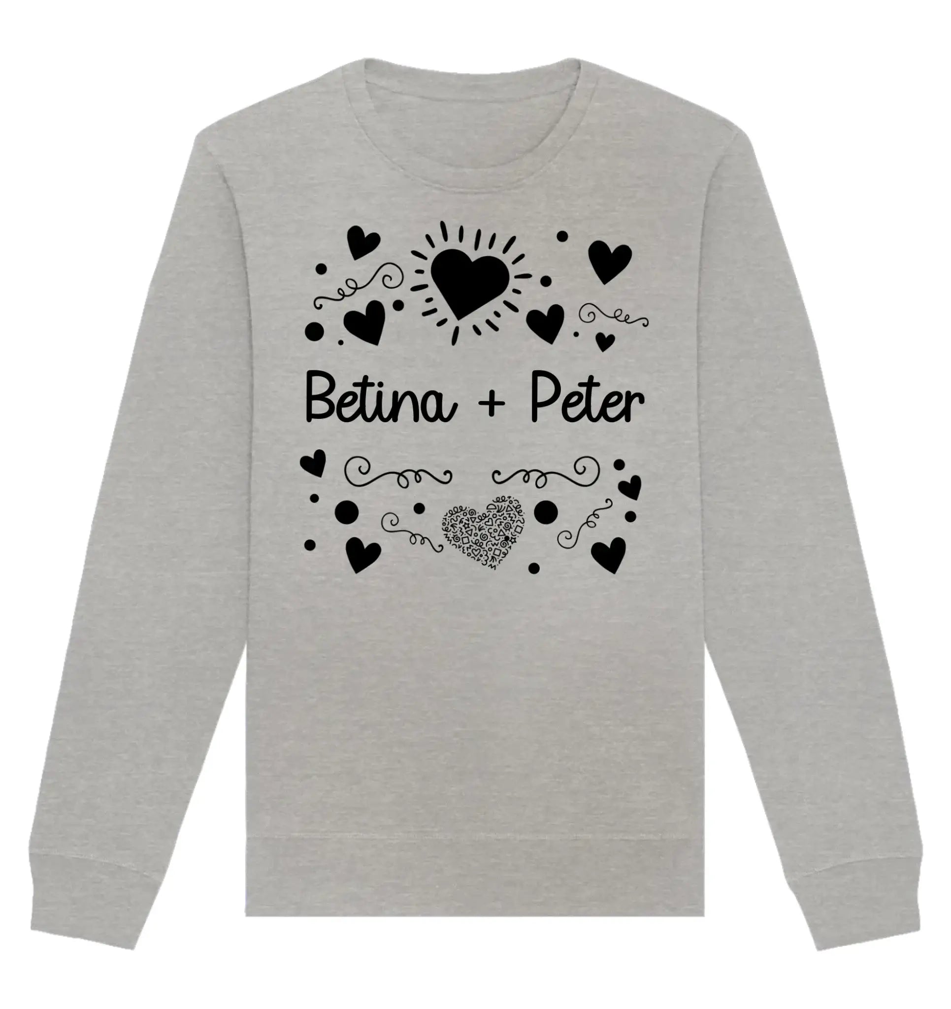 HalloGeschenk.de front-organic-basic-unisex-sweatshirt-c2c1c0-1116x