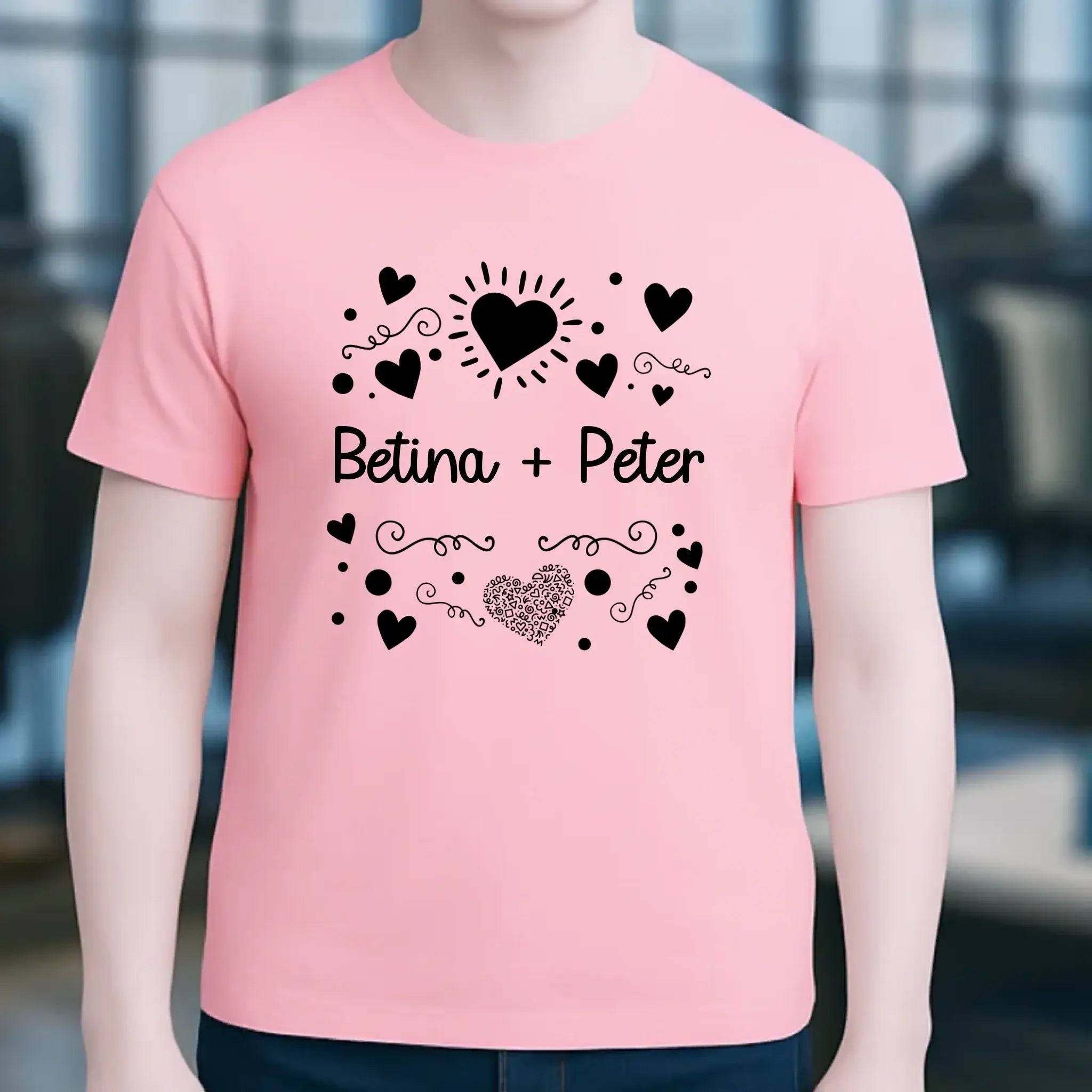 LOVE DESIGN 1 • Unisex Premium T-Shirt XS-5XL aus Bio-Baumwolle für Damen & Herren