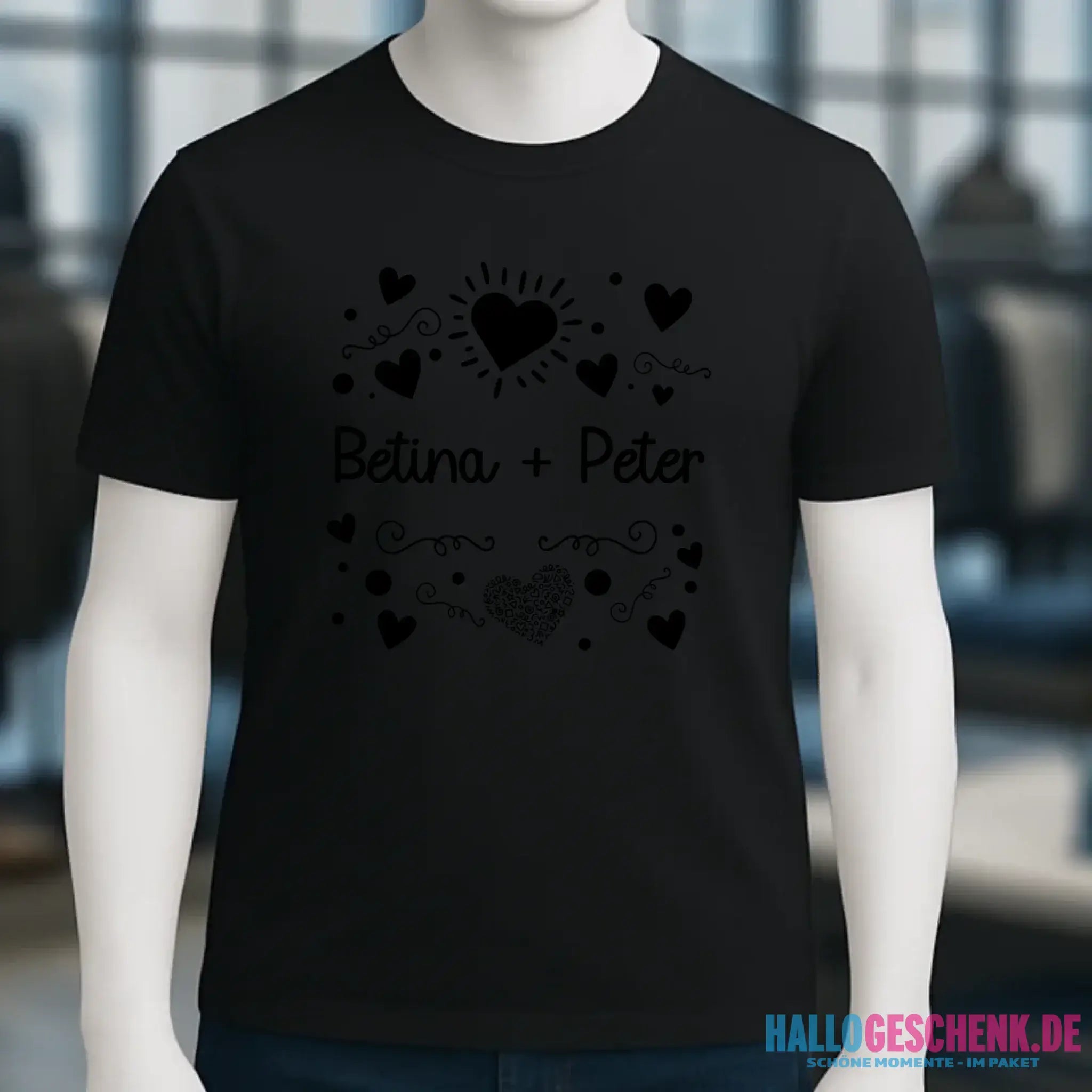 LOVE DESIGN 1 • Unisex Premium T-Shirt XS-5XL aus Bio-Baumwolle für Damen & Herren
