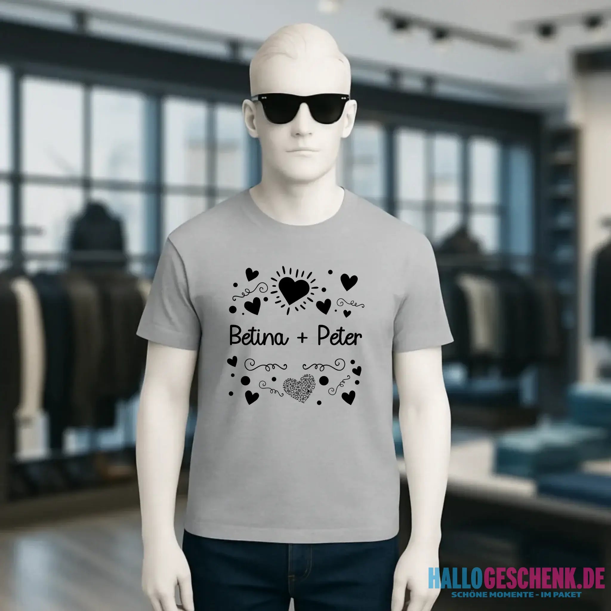 LOVE DESIGN 1 • Unisex Premium T-Shirt XS-5XL aus Bio-Baumwolle für Damen & Herren