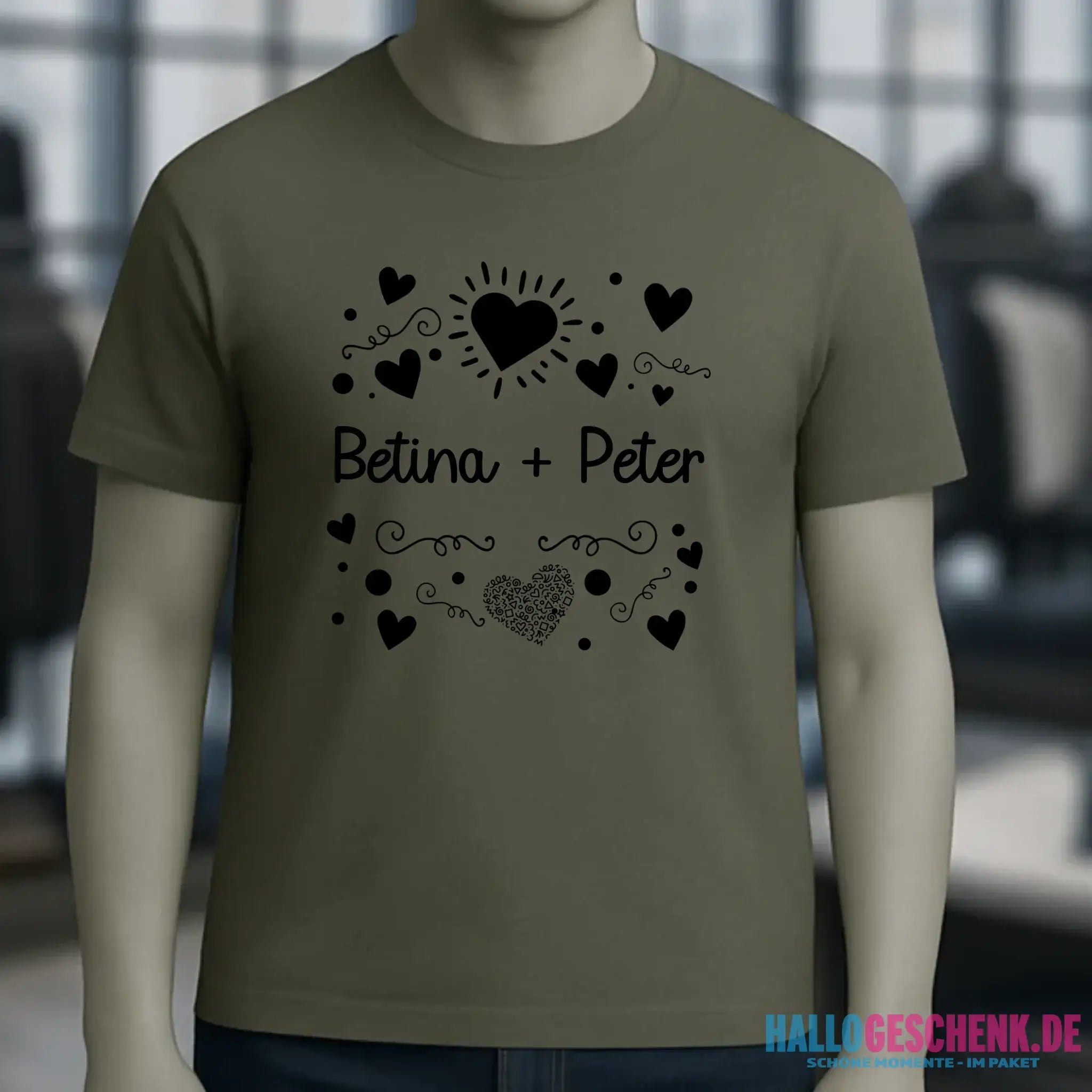 LOVE DESIGN 1 • Unisex Premium T-Shirt XS-5XL aus Bio-Baumwolle für Damen & Herren