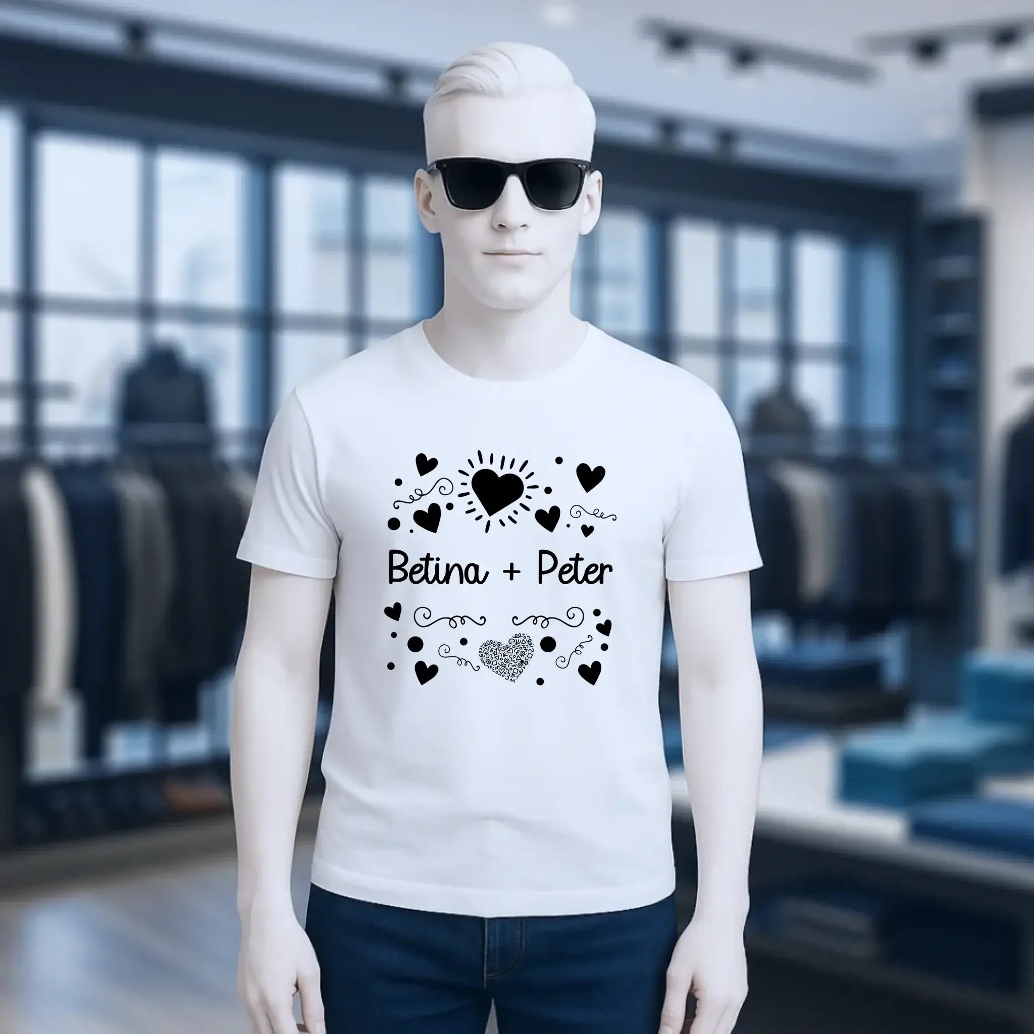 LOVE DESIGN 1 • Unisex Premium T-Shirt XS-5XL aus Bio-Baumwolle für Damen & Herren