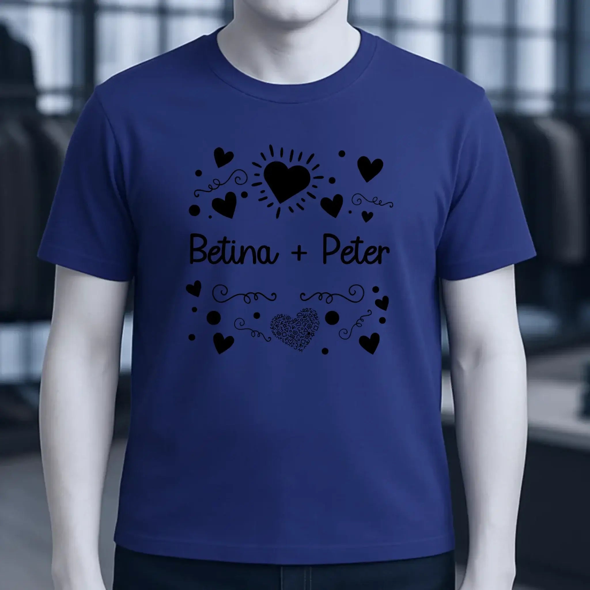 LOVE DESIGN 1 • Unisex Premium T-Shirt XS-5XL aus Bio-Baumwolle für Damen & Herren