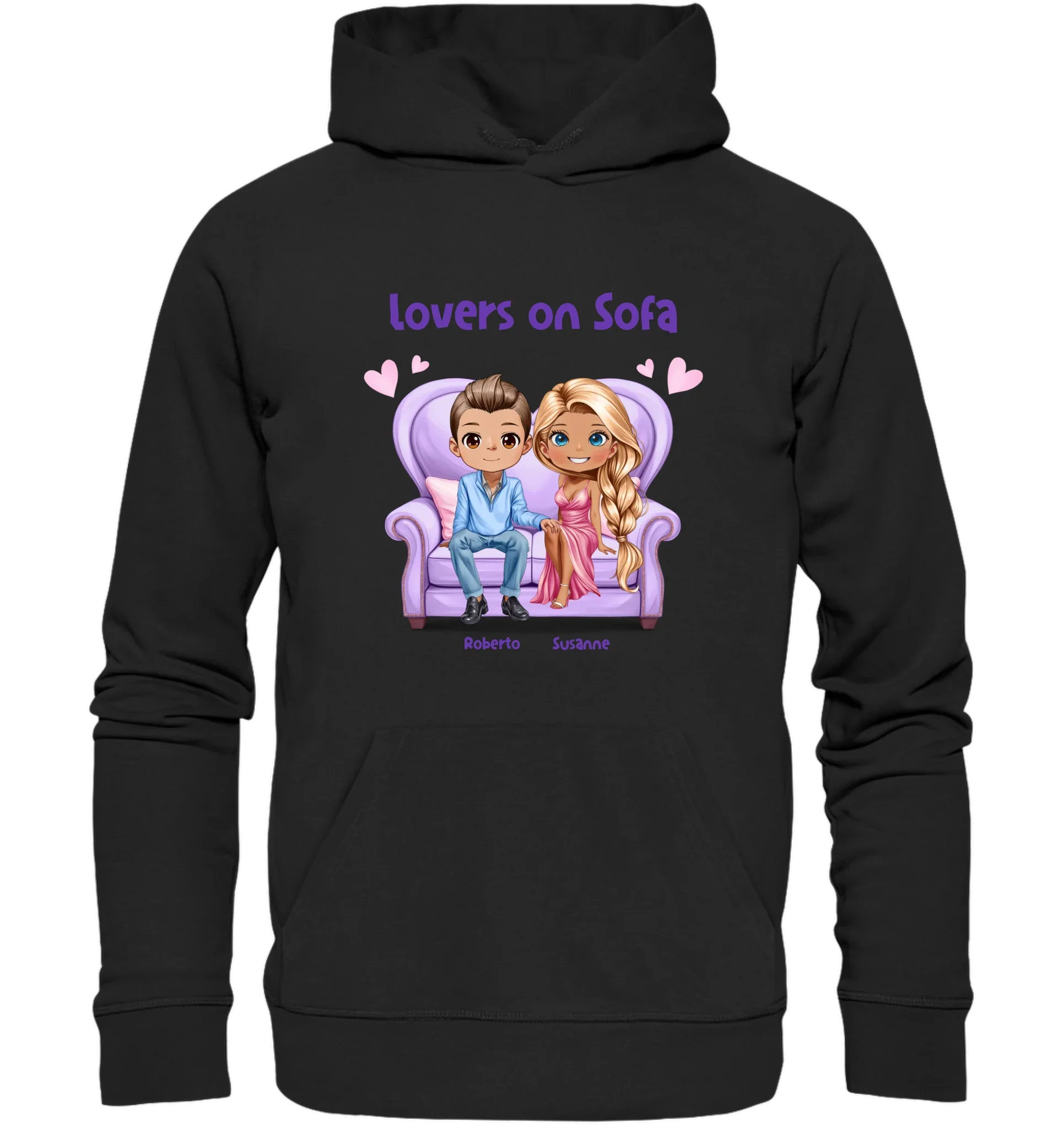 Lovers on Sofa: 2-4 Figuren (mw/mm/ww) • mehrere Artikel • ’Statement-Collection’ • Wunschtext • personalisierte