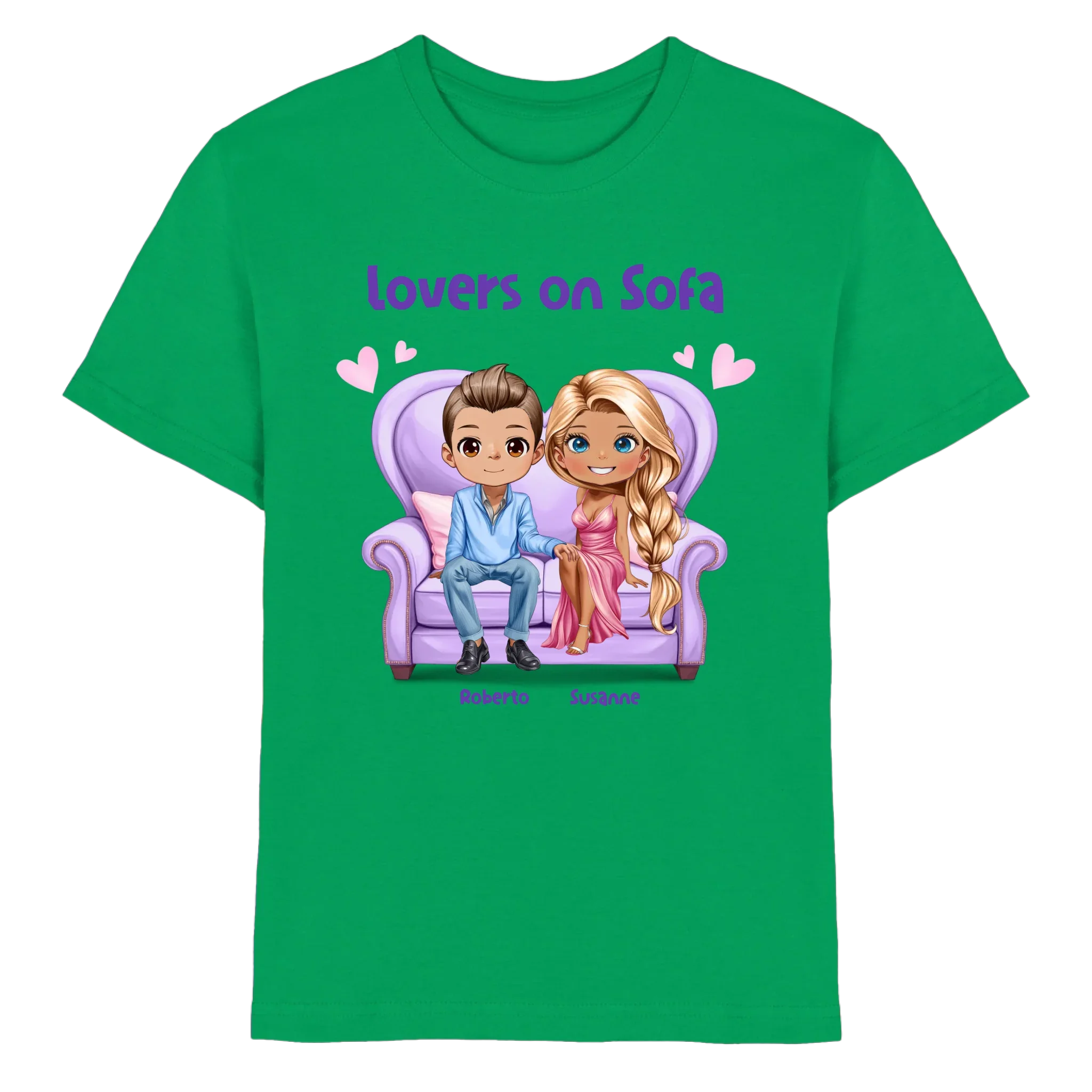 Lovers on Sofa: 2-4 Figuren (mw/mm/ww) • mehrere Artikel • ’Statement-Collection’ • Wunschtext • personalisierte