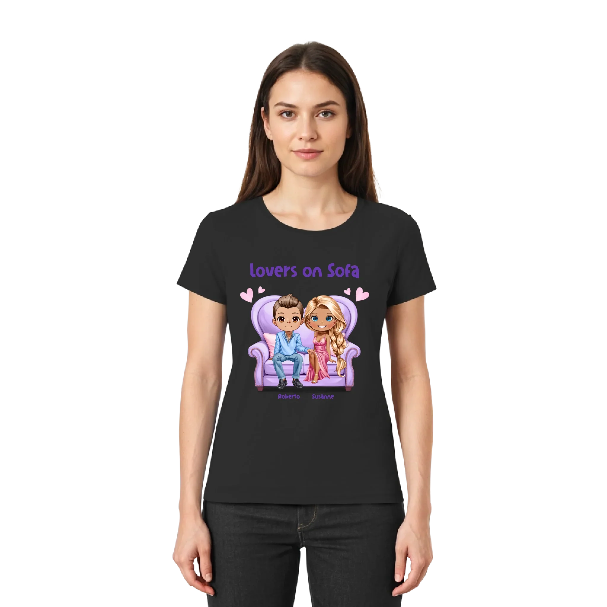 Lovers on Sofa: 2-4 Figuren (mw/mm/ww) • mehrere Artikel • ’Statement-Collection’ • Wunschtext • personalisierte
