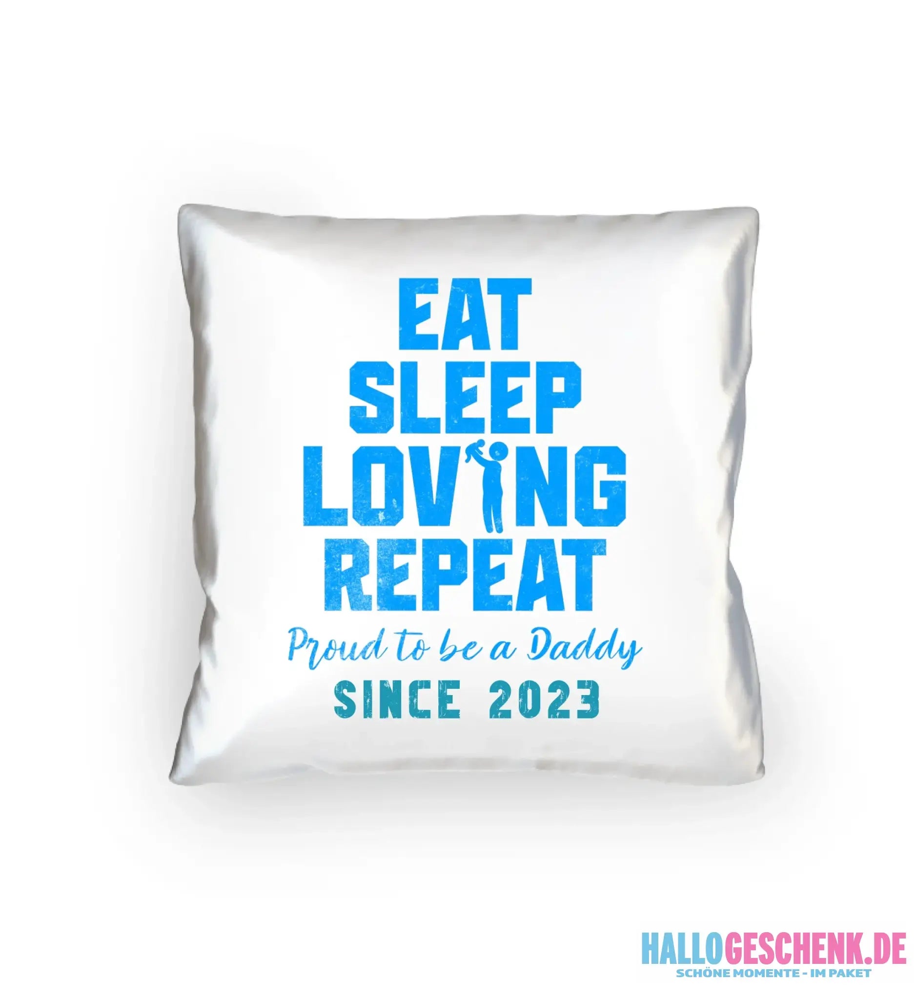 Loving Dad • Farbwahl + Wunschtext• Kissen 40x40 cm • personalisiert