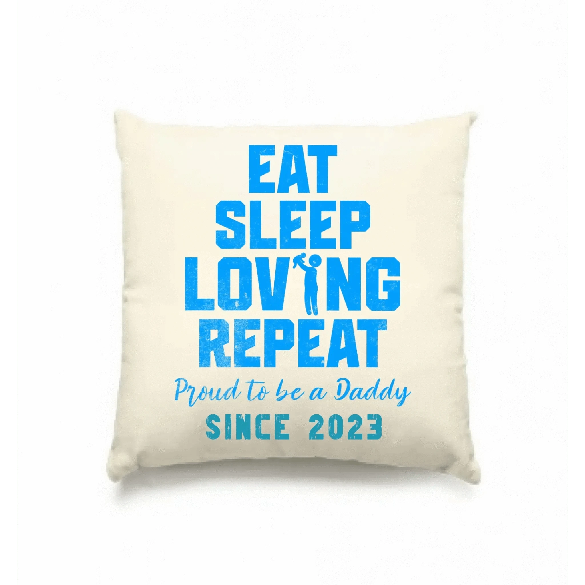 Loving Dad • Farbwahl + Wunschtext• Kissen 40x40 cm • personalisiert