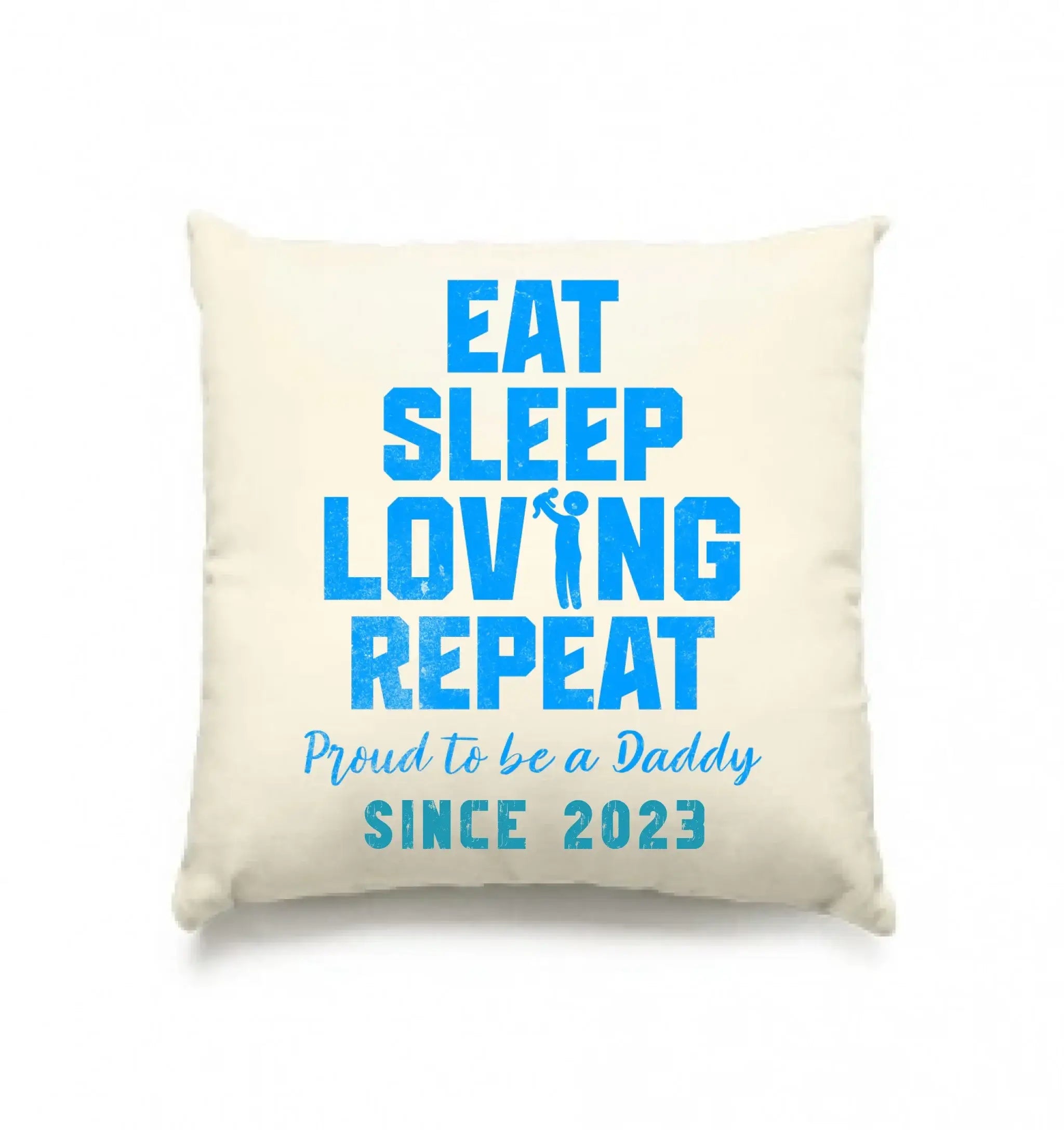 Loving Dad • Farbwahl + Wunschtext• Kissen 40x40 cm • personalisiert