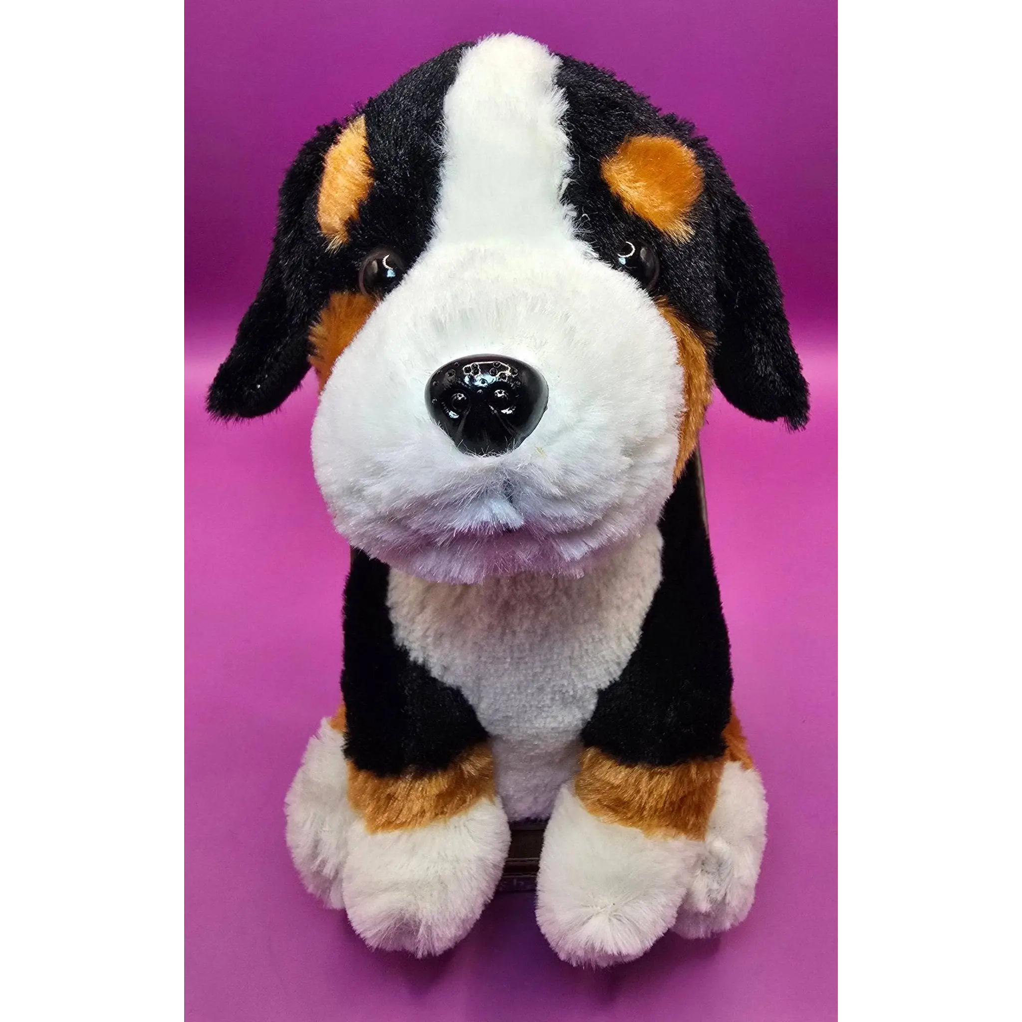 Lustiger Laber-Berner-Sennenhund ROCKY, der alles nachplappert • inkl. Batterien • 12,5x15x19,5 cm • Labertiere
