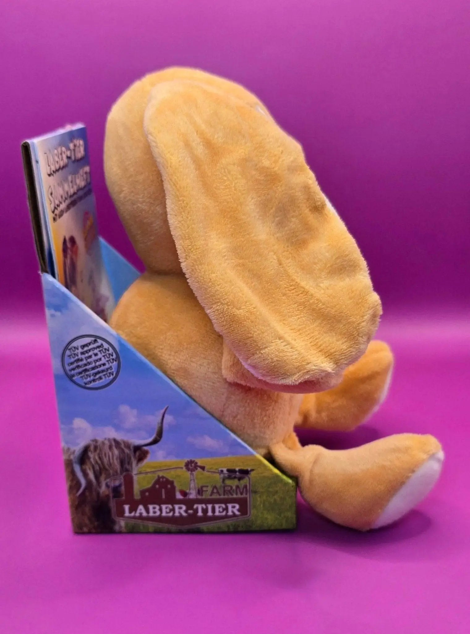 Lustiger Laber-Schlappohrhase SOCKE, der alles nachplappert • 15x10x17 cm • Labertiere