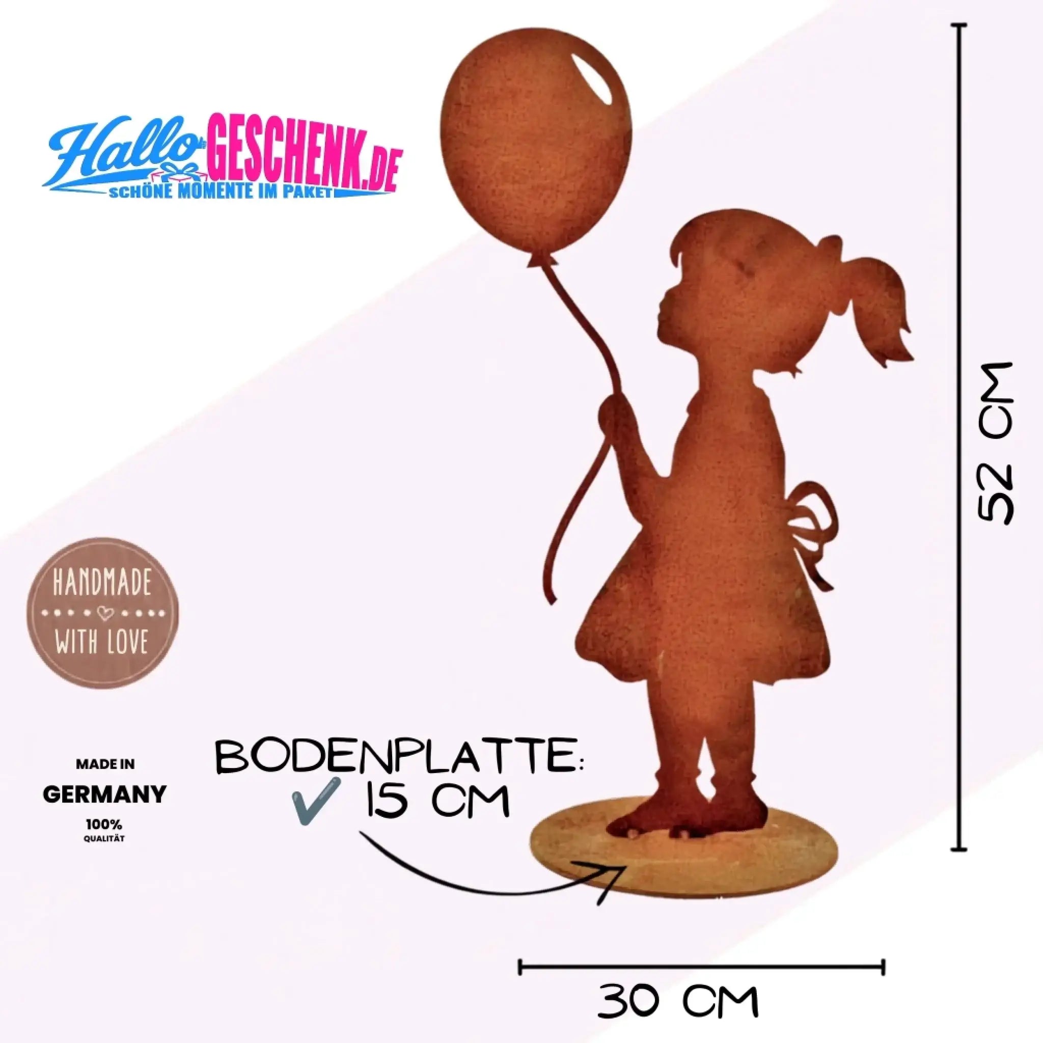 Figur mit Ballon Maße2