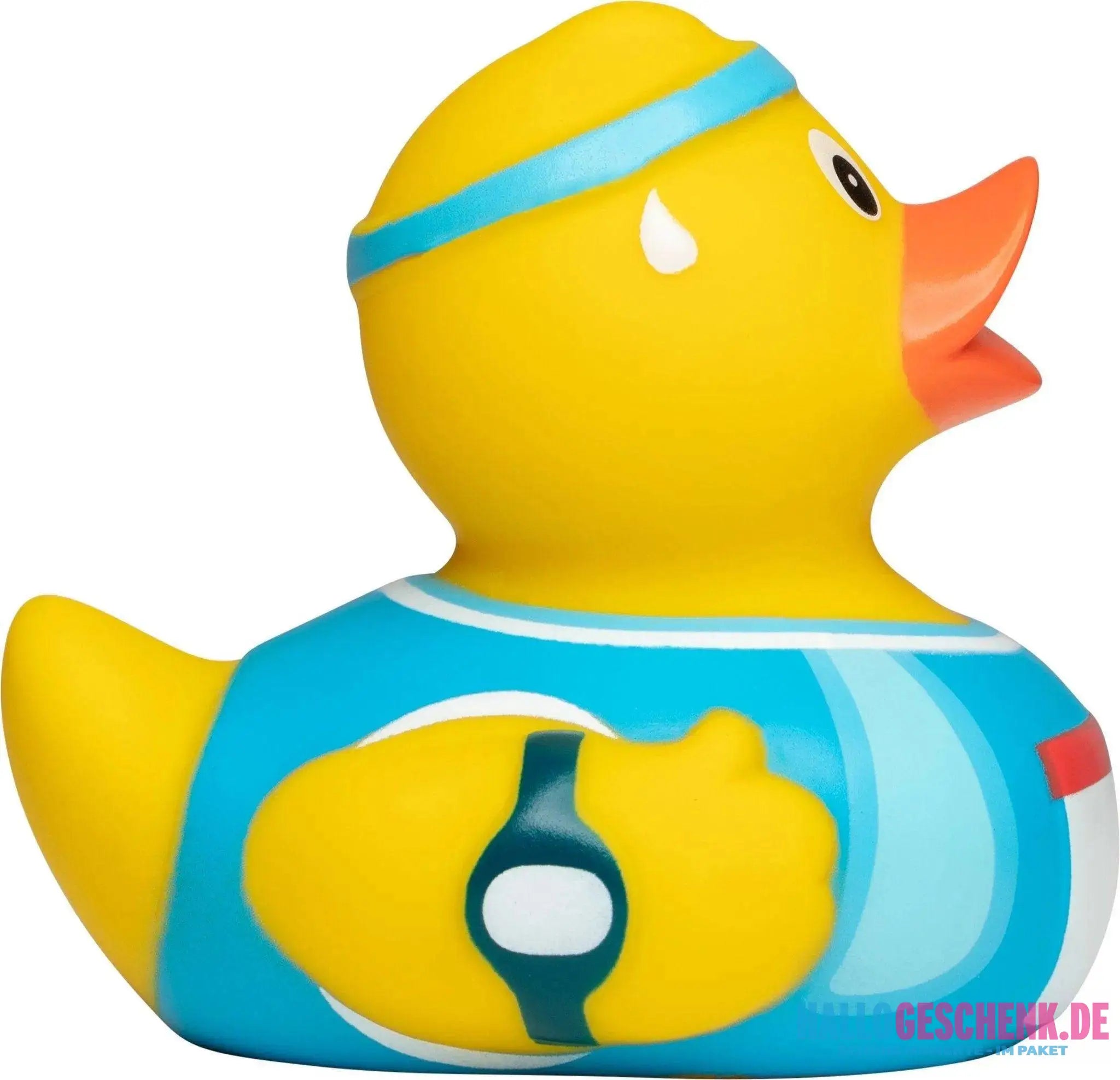 Marathon Jogging Jogger Läufer Lauf Quietsche-Ente / Badeente
