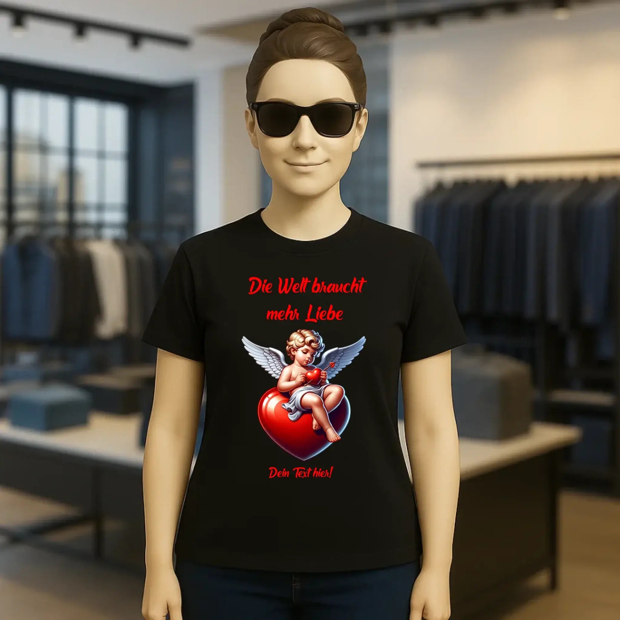 Mehr Liebe • Valentinstag • Ladies Premium T-Shirt XS-2XL aus Bio-Baumwolle für Damen • Exklusivdesign • personalisiert